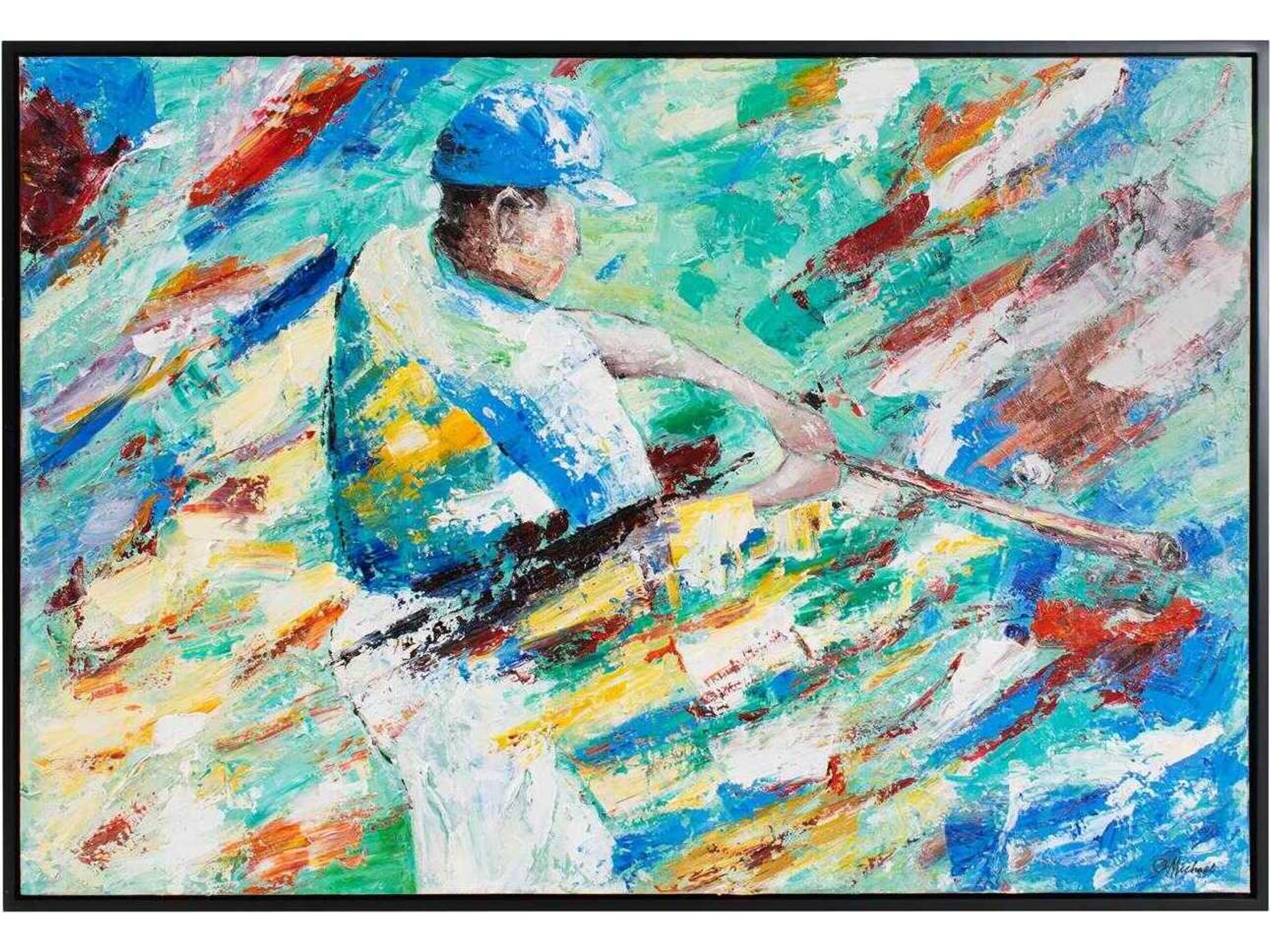 Howard Elliott Home Run Swing Wall Art