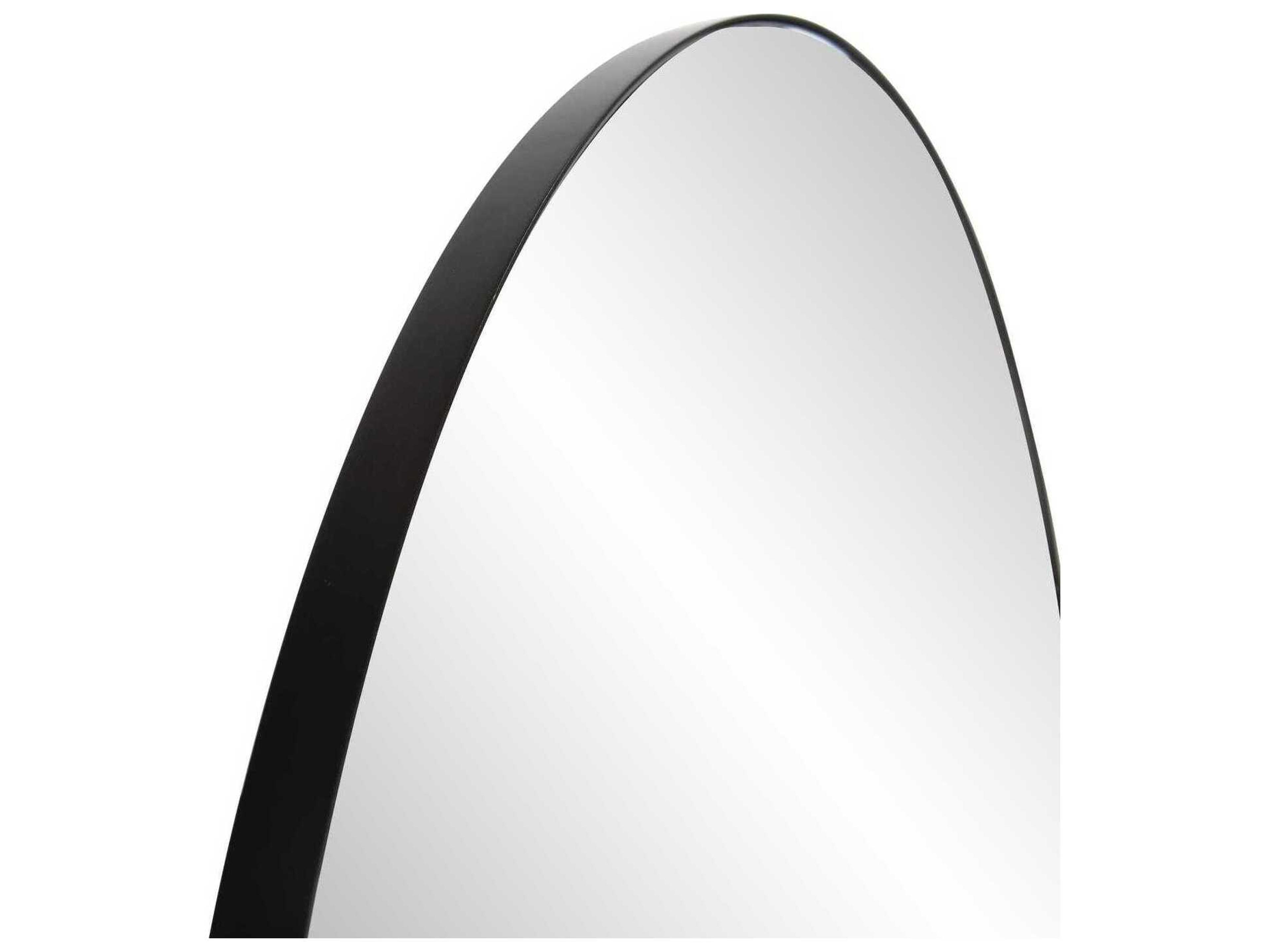 Howard Elliott Van Buren Black Wall Mirror