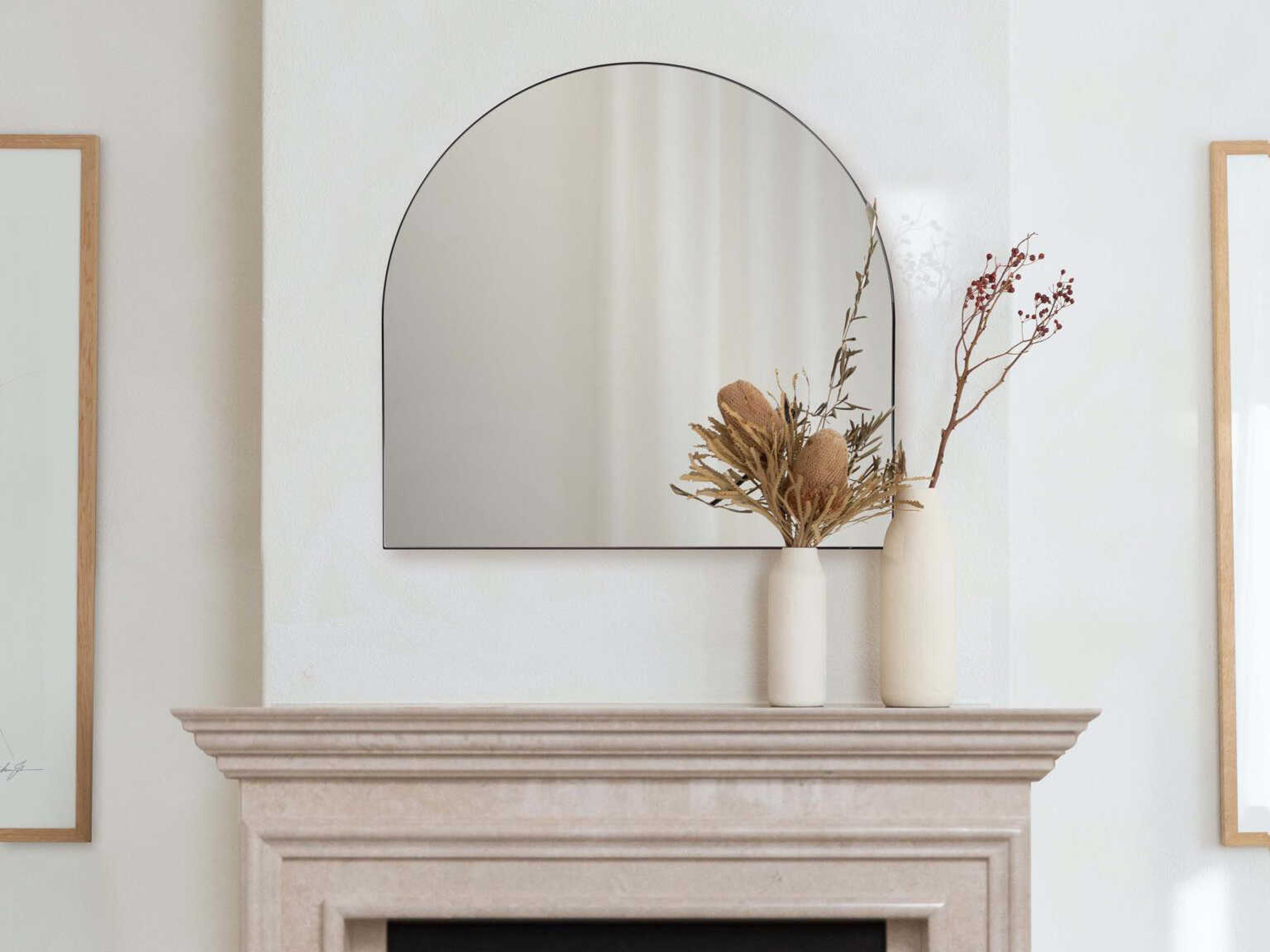 Howard Elliott Van Buren Black Wall Mirror