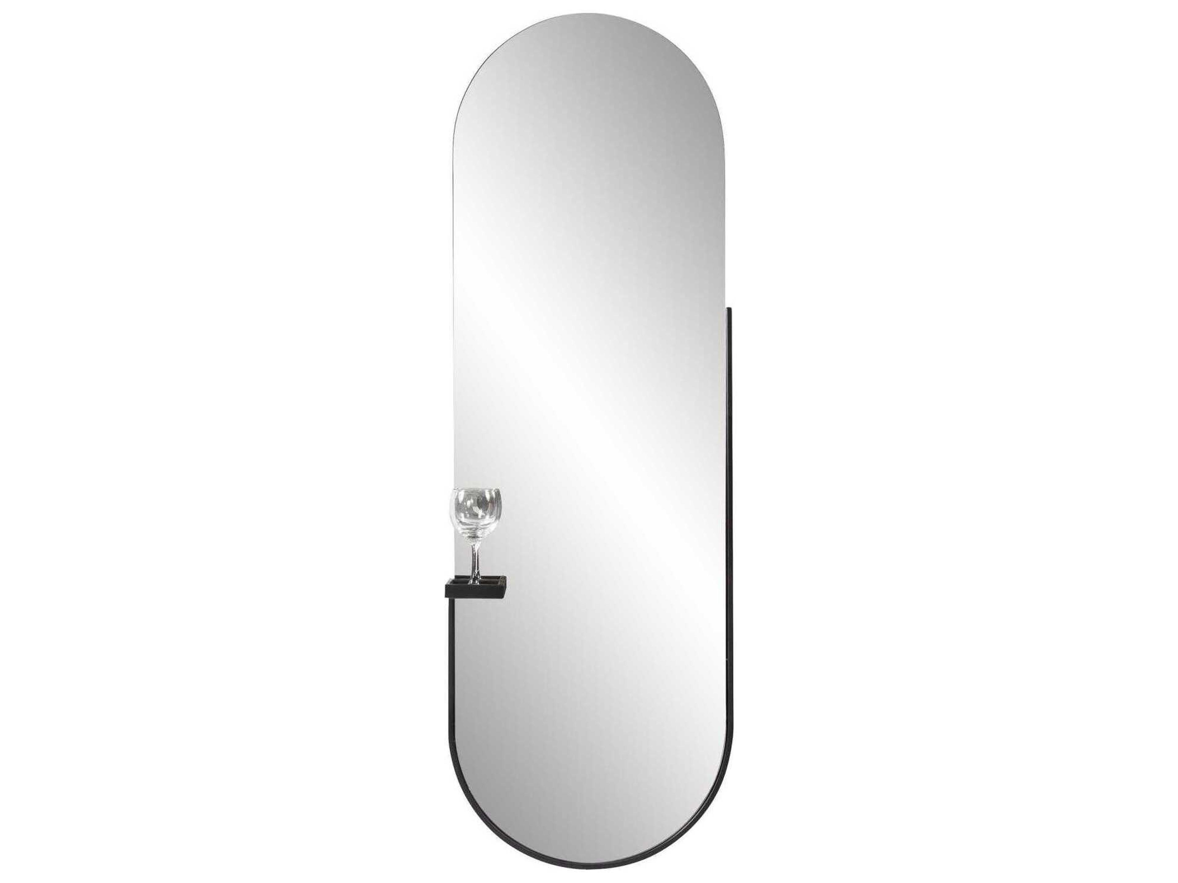 Torvic Wall Matte Back Oval Wall Mirror