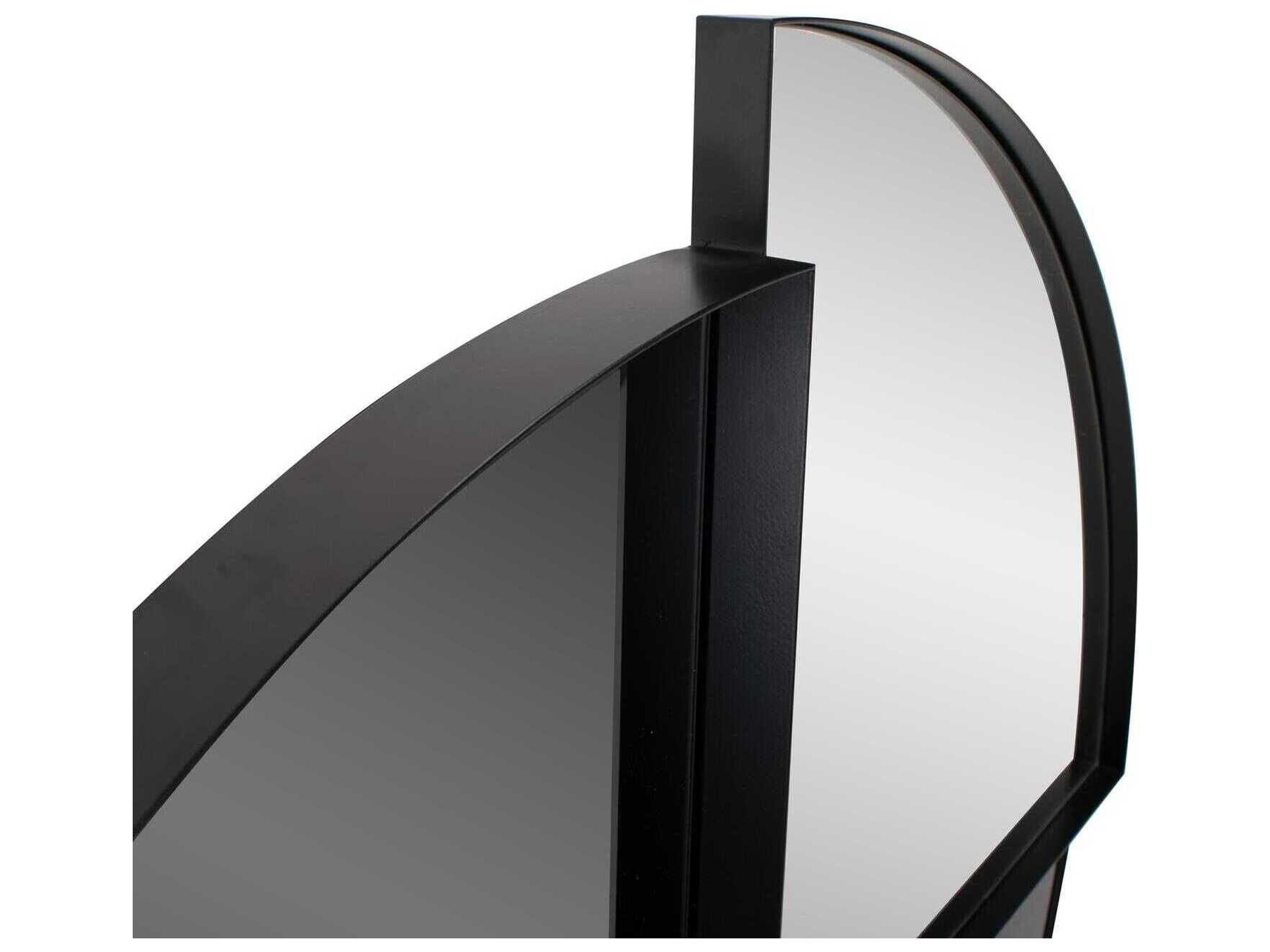 Howard Elliott Orono Black Wall Mirror