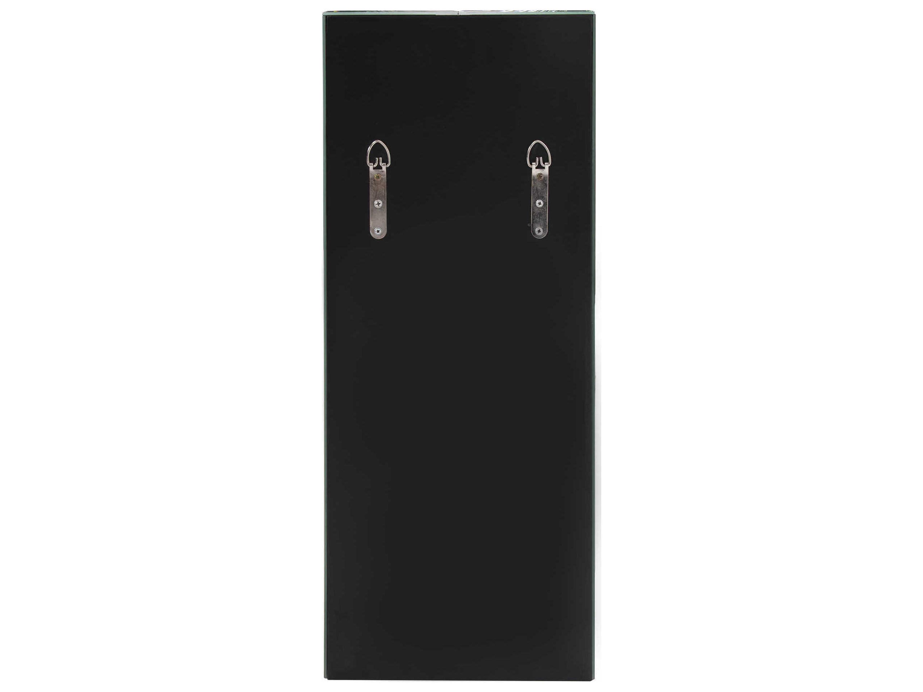 Howard Elliott Faceted Mirror Glass Wall Art with Candle Holder