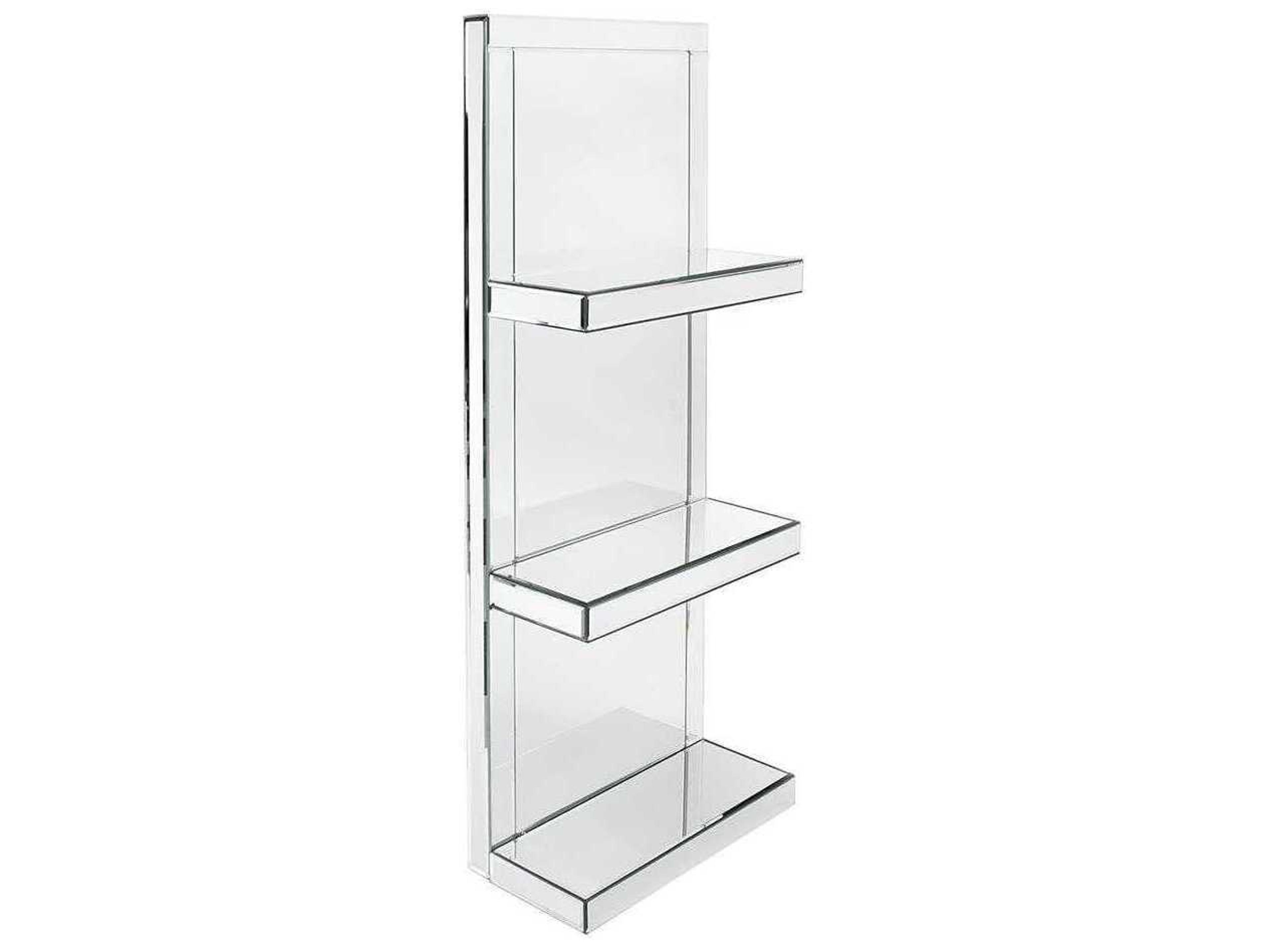 Mirrored Silver Rectangular Wall Mirror