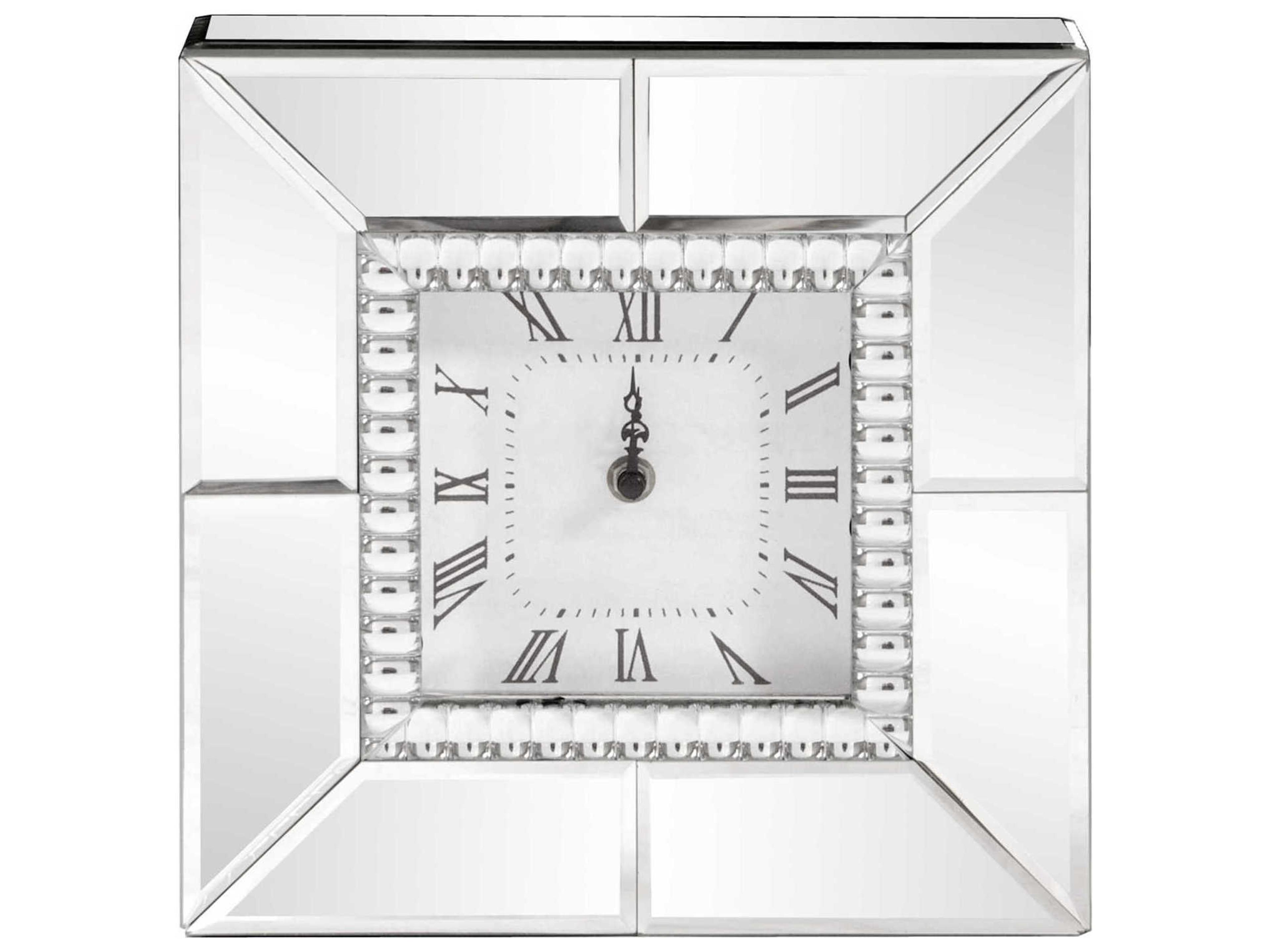 Howard Elliott Mirrored Table Clock