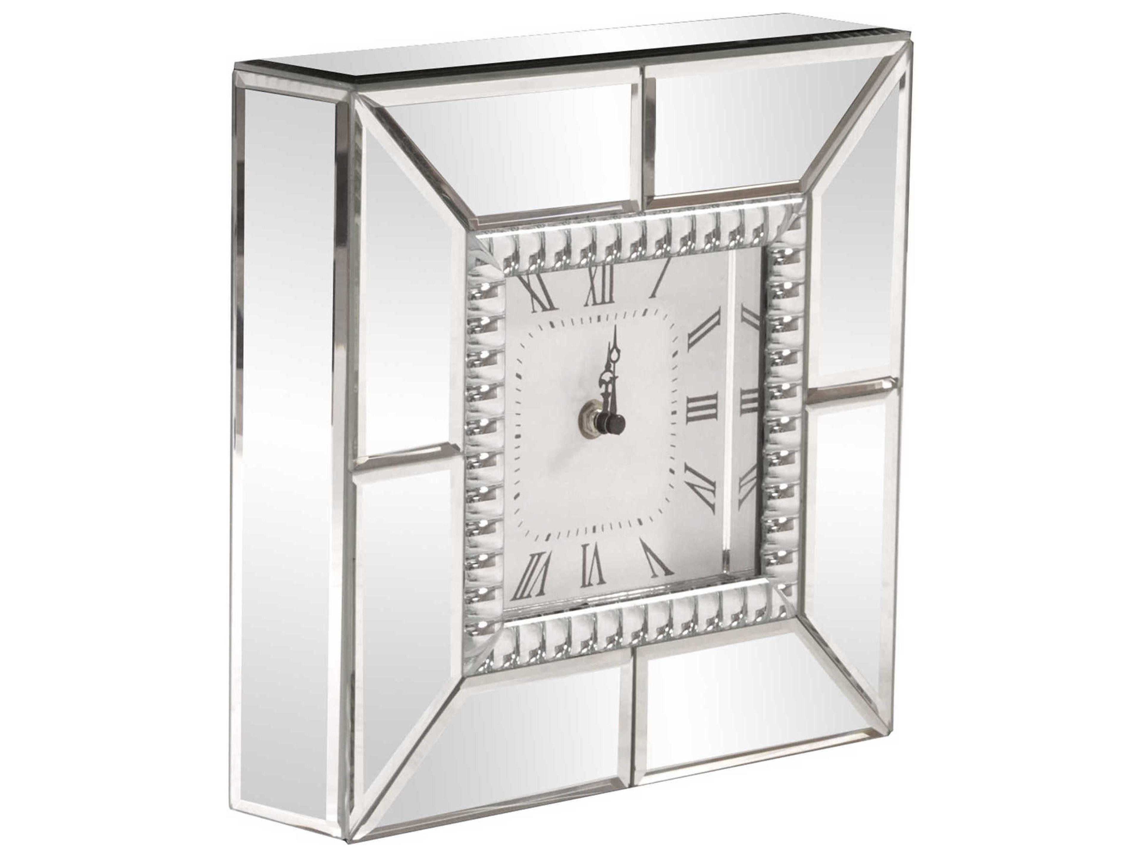 Howard Elliott Mirrored Table Clock