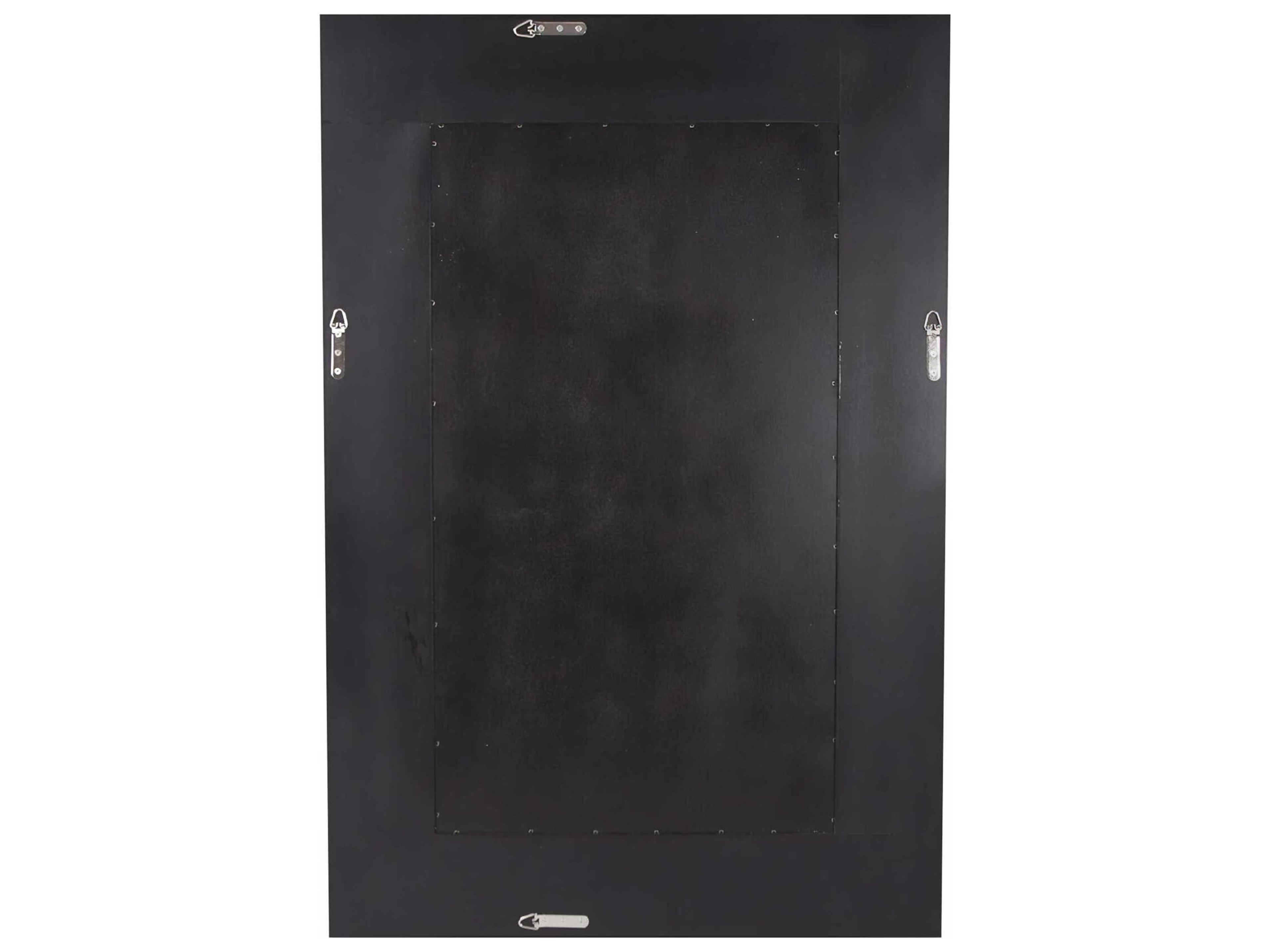 Howard Elliott Gemma Beaded Glass Trim Rectangular Wall Mirror