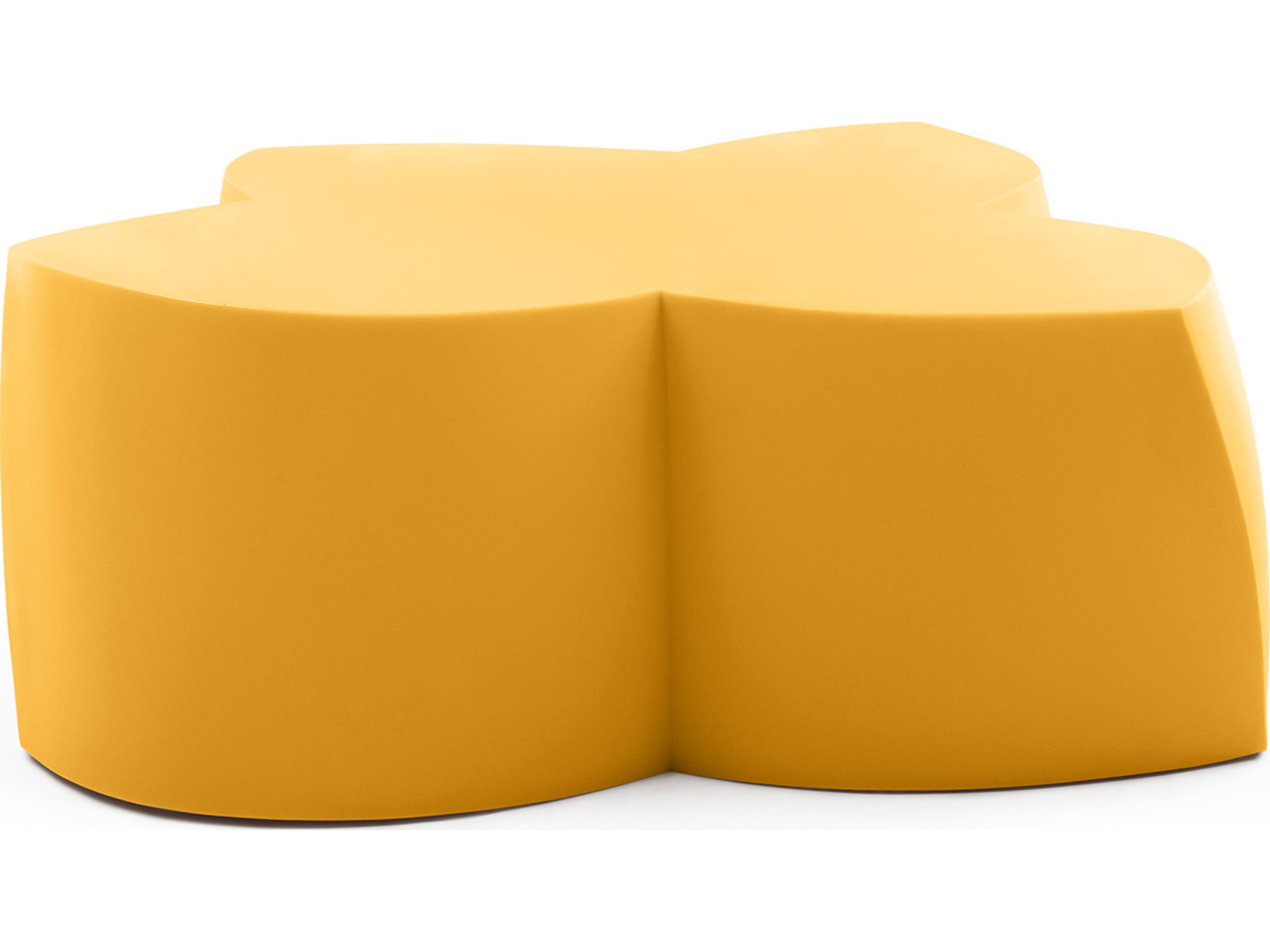 Heller Gehry Coffee Table - Yellow