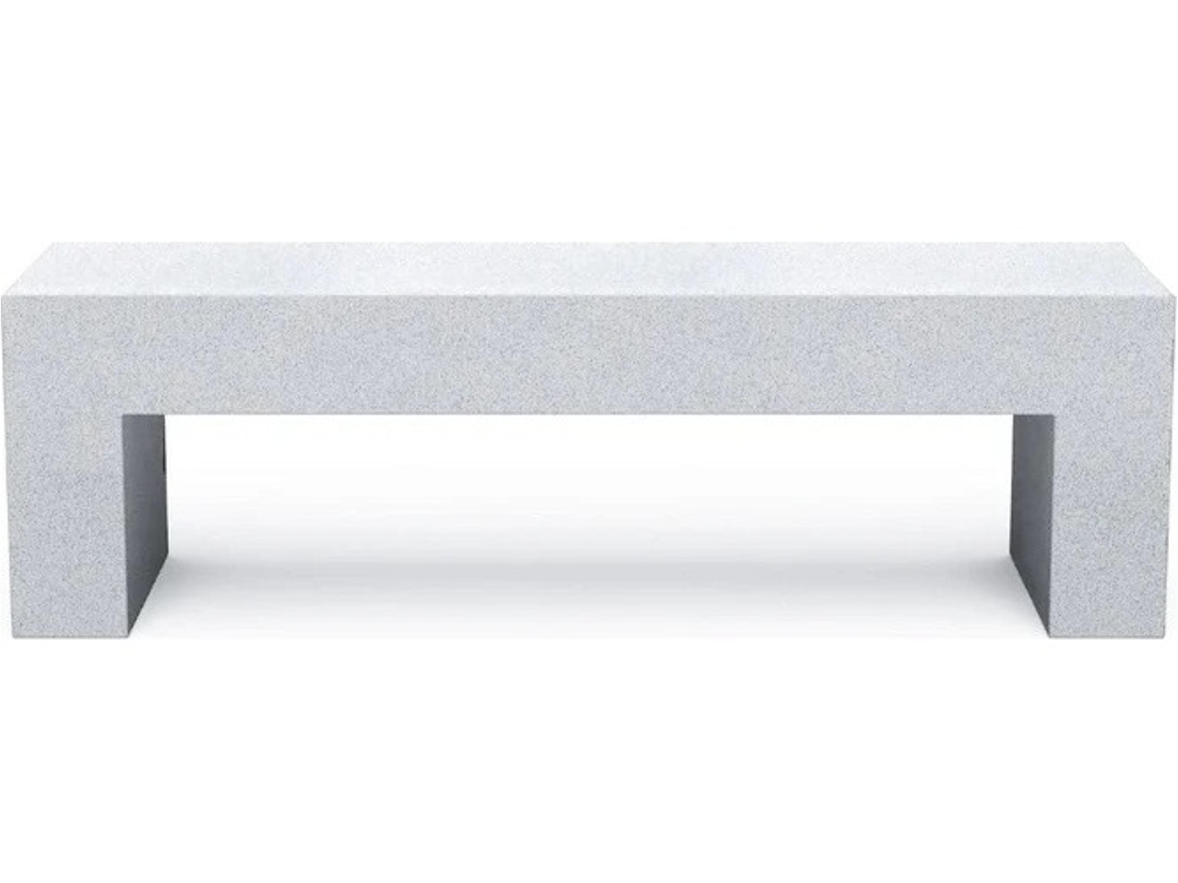 Vignelli Stoned Gray Medium Bench