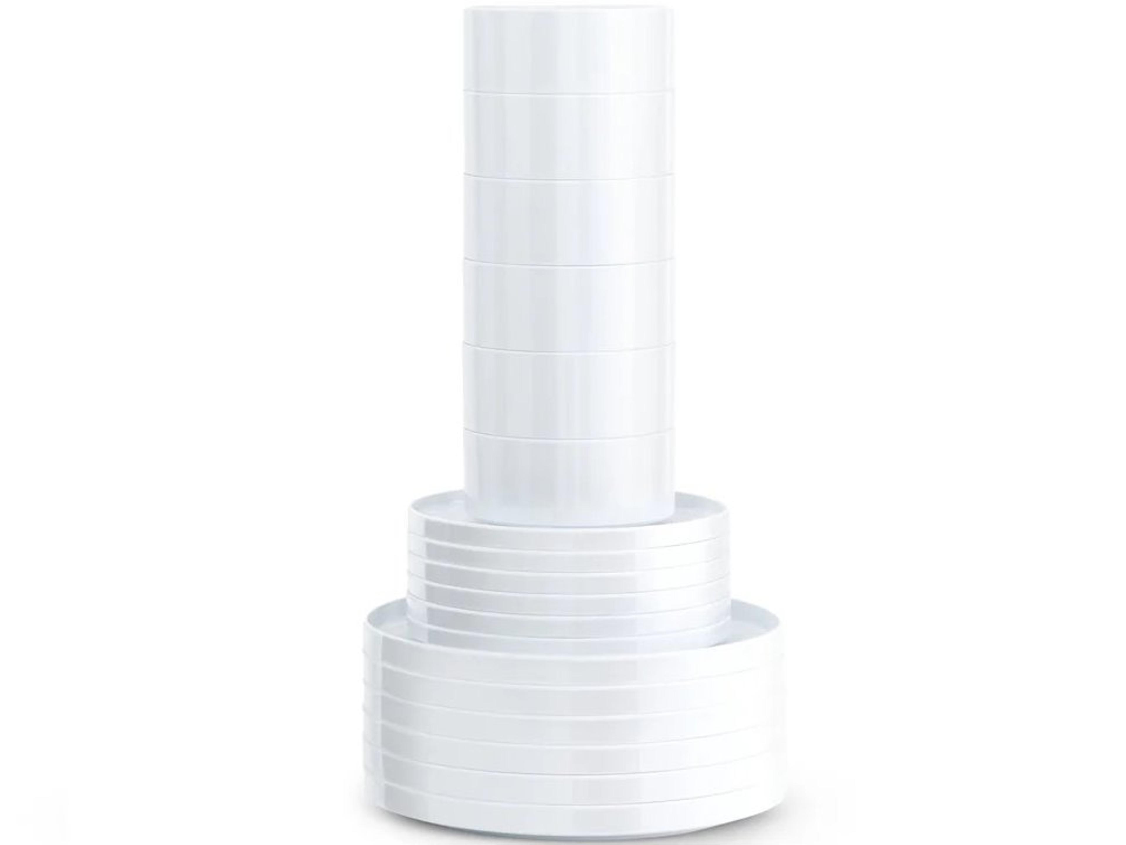 Max White Dinnerware Kit 18 (6 dinner plates, 6 salad plates, 6 bowls)