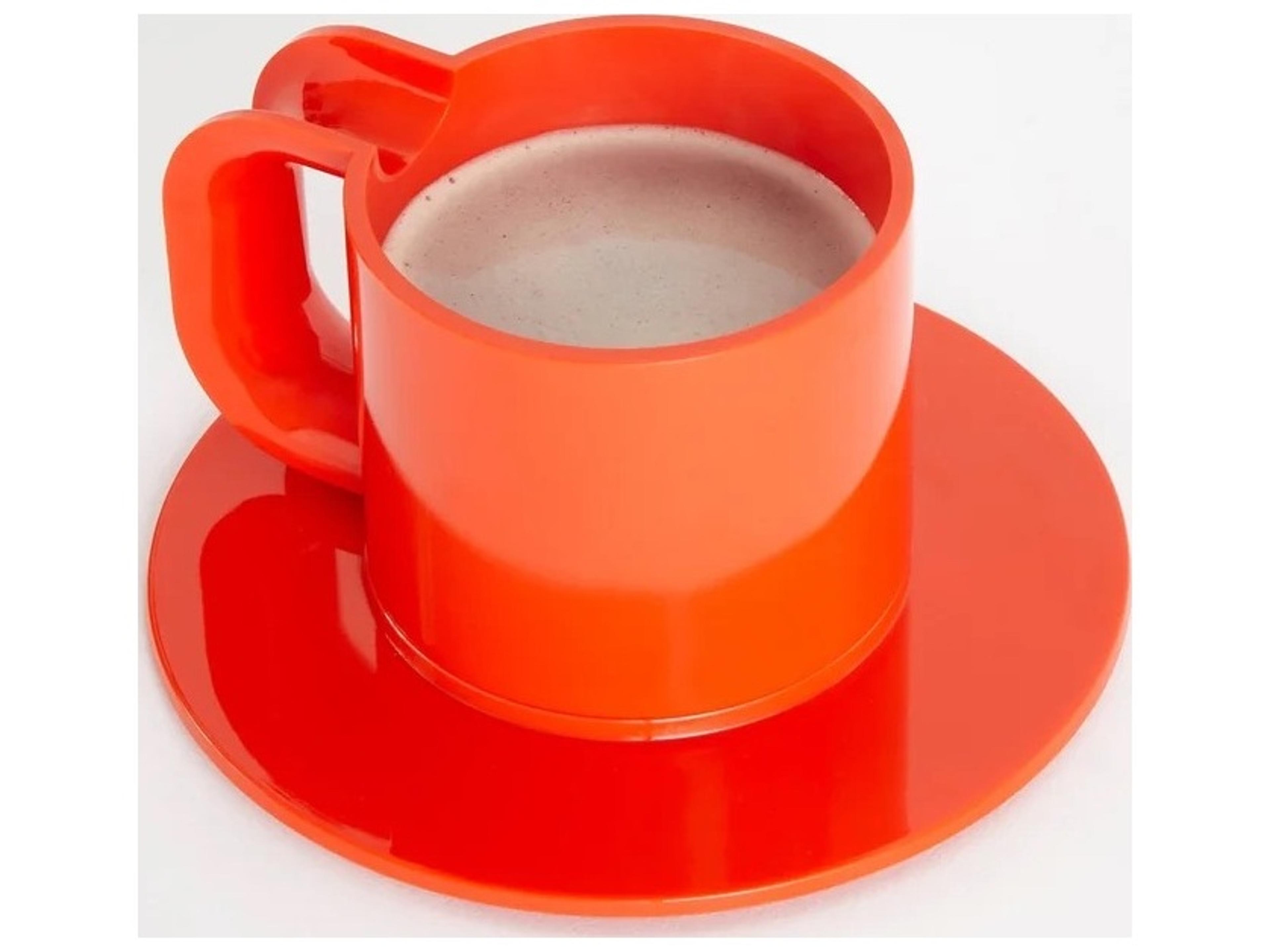 Heller Max  2 Cups and Saucers - Orange Set of 12