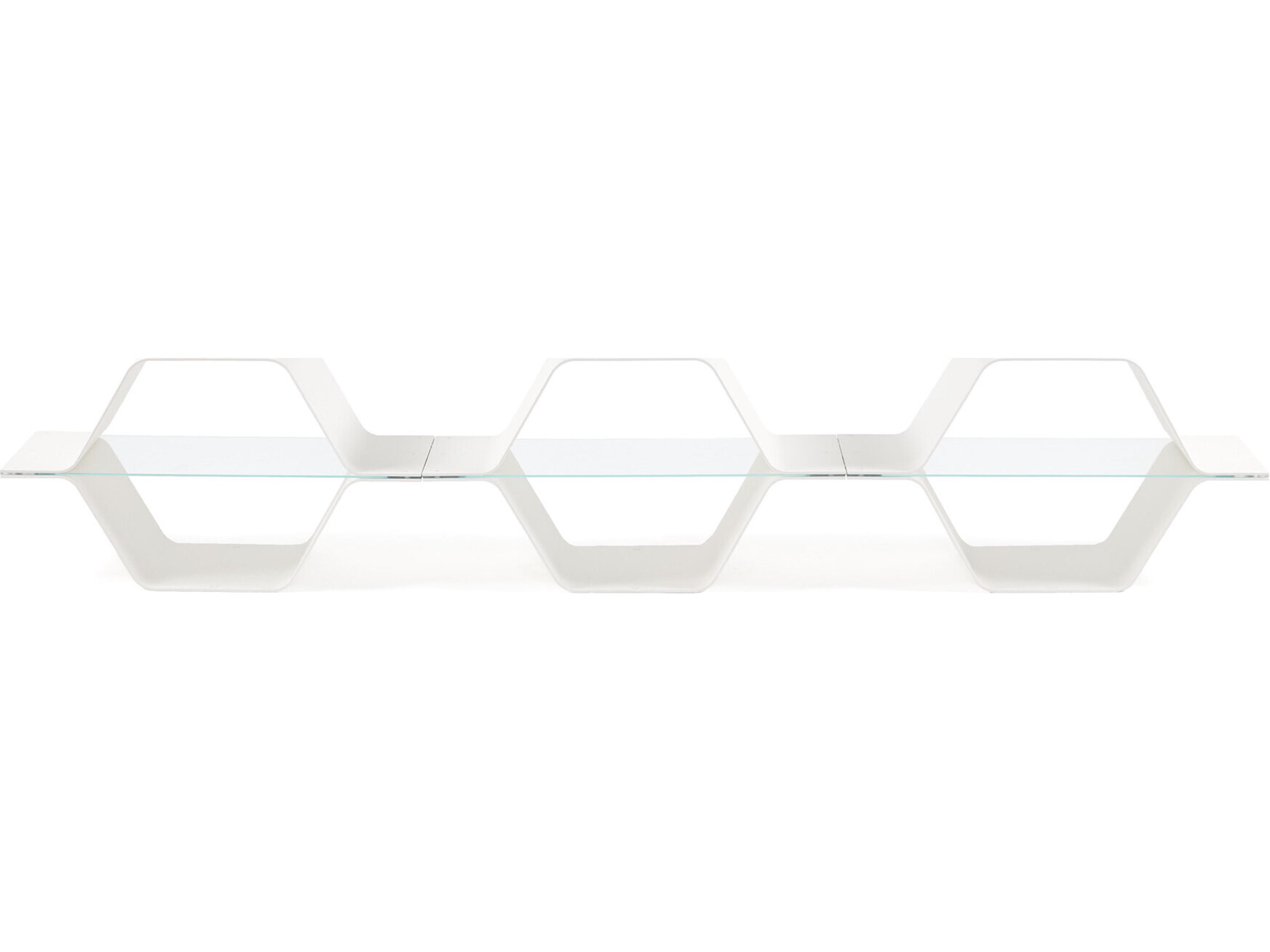 Honeycomb Modular Shelving - White - Configuration C