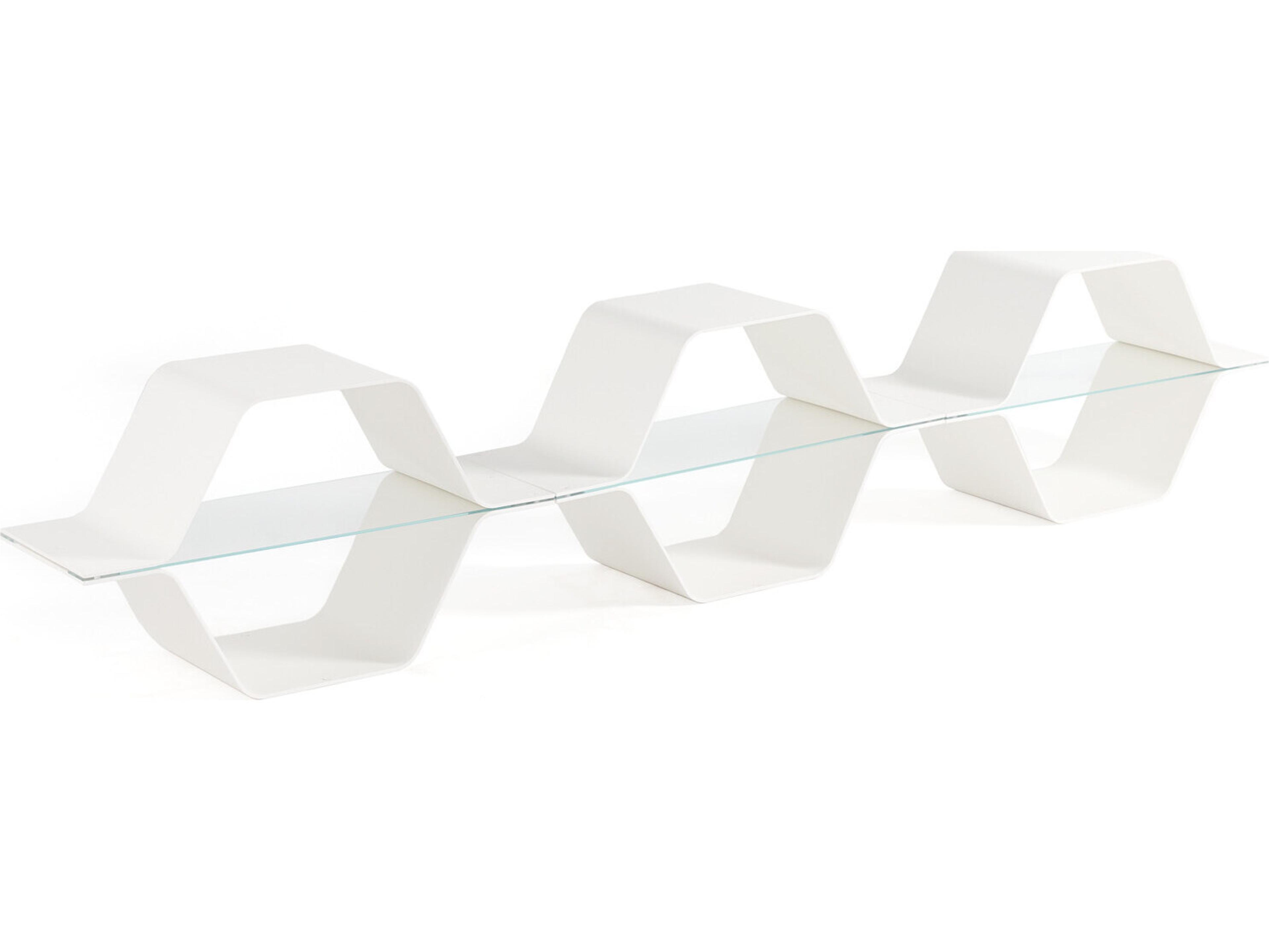 Heller Honeycomb Modular Shelving - White - Configuration C