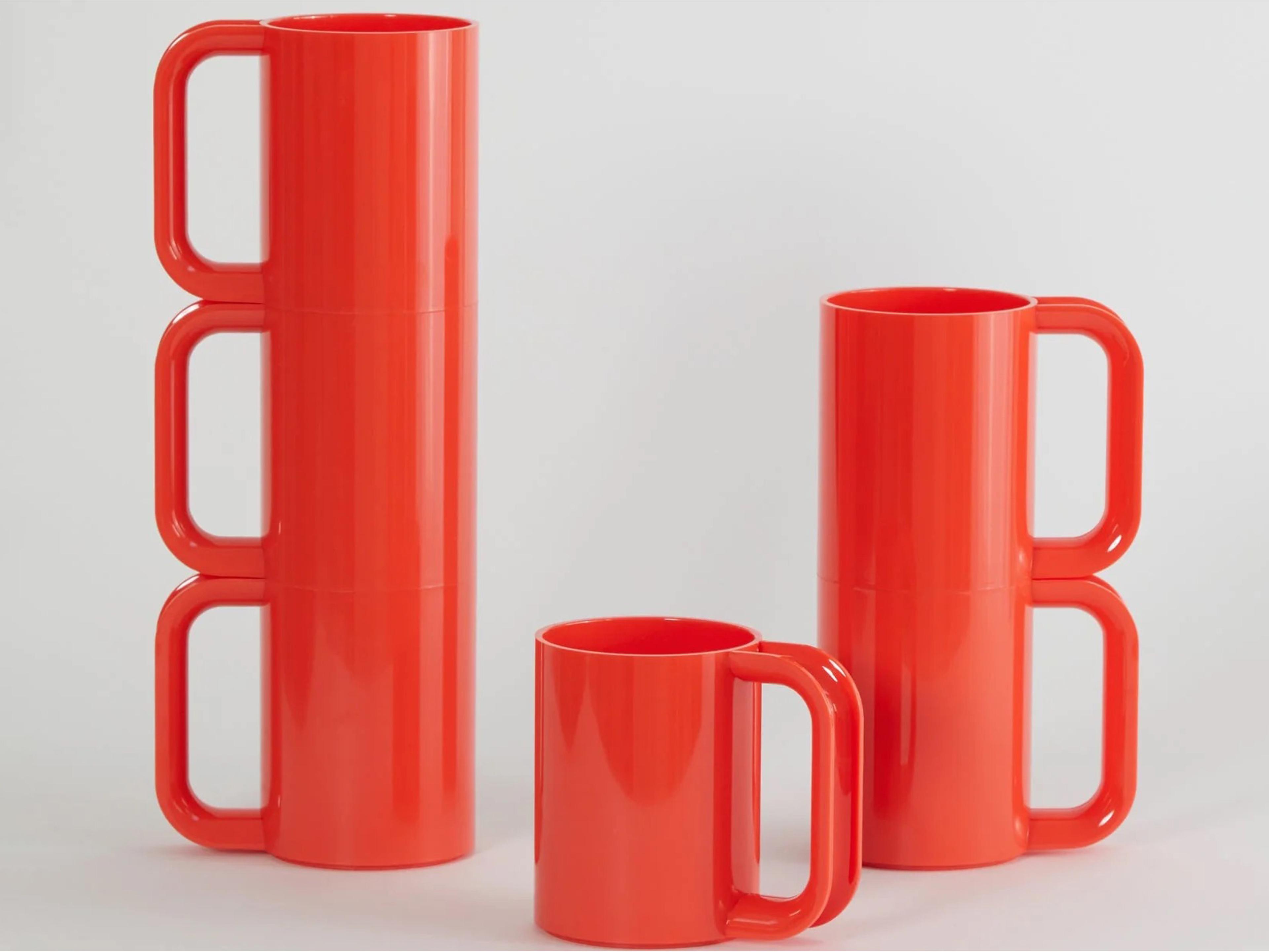 Heller Max Orange Dinnerware Kit 24 (6 dinner plates, 6 salad plates, 6 bowls, 6 mugs)