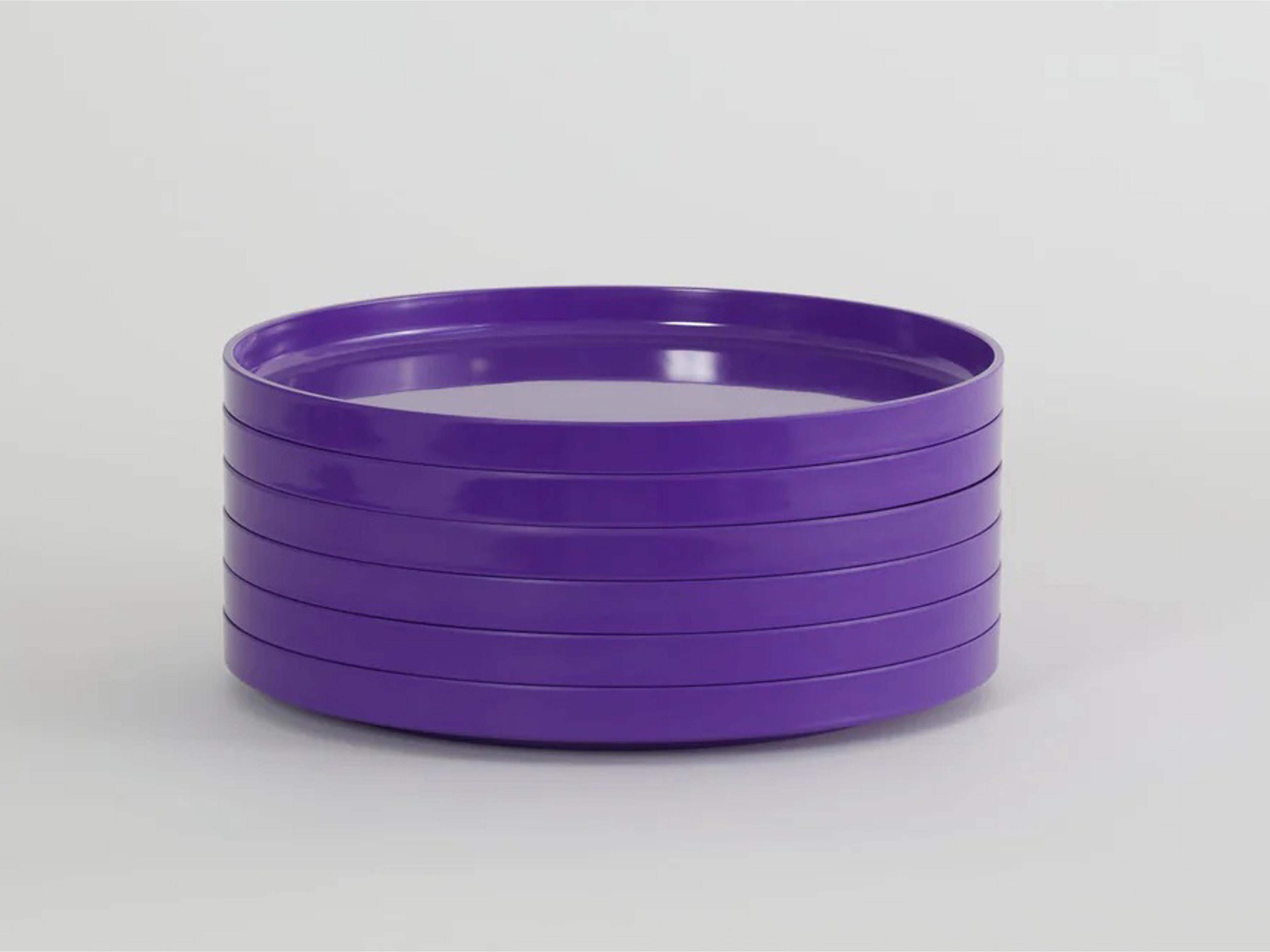 Heller Max Purple Dinnerware Kit 24 (6 dinner plates, 6 salad plates, 6 bowls, 6 mugs)