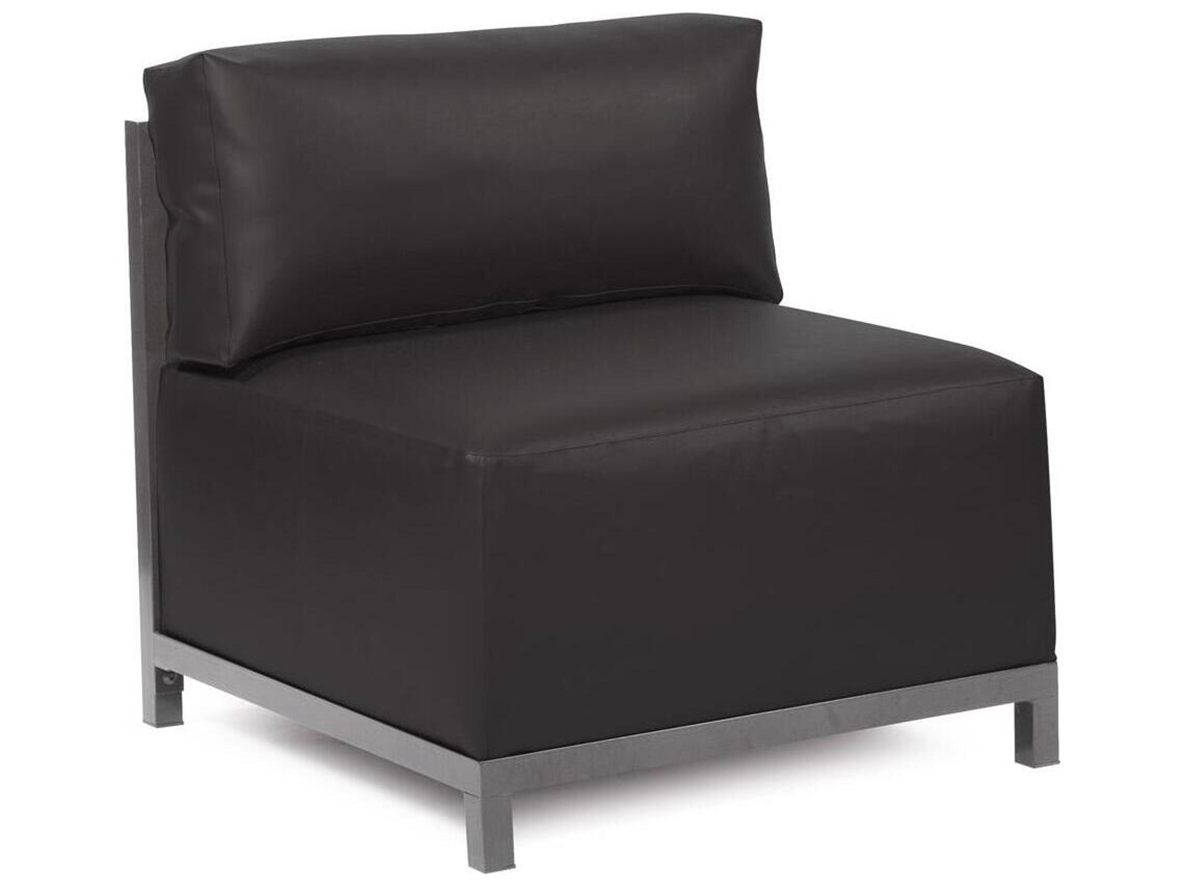 Axis Atlantis Black Fabric Cushion Lounge Chair