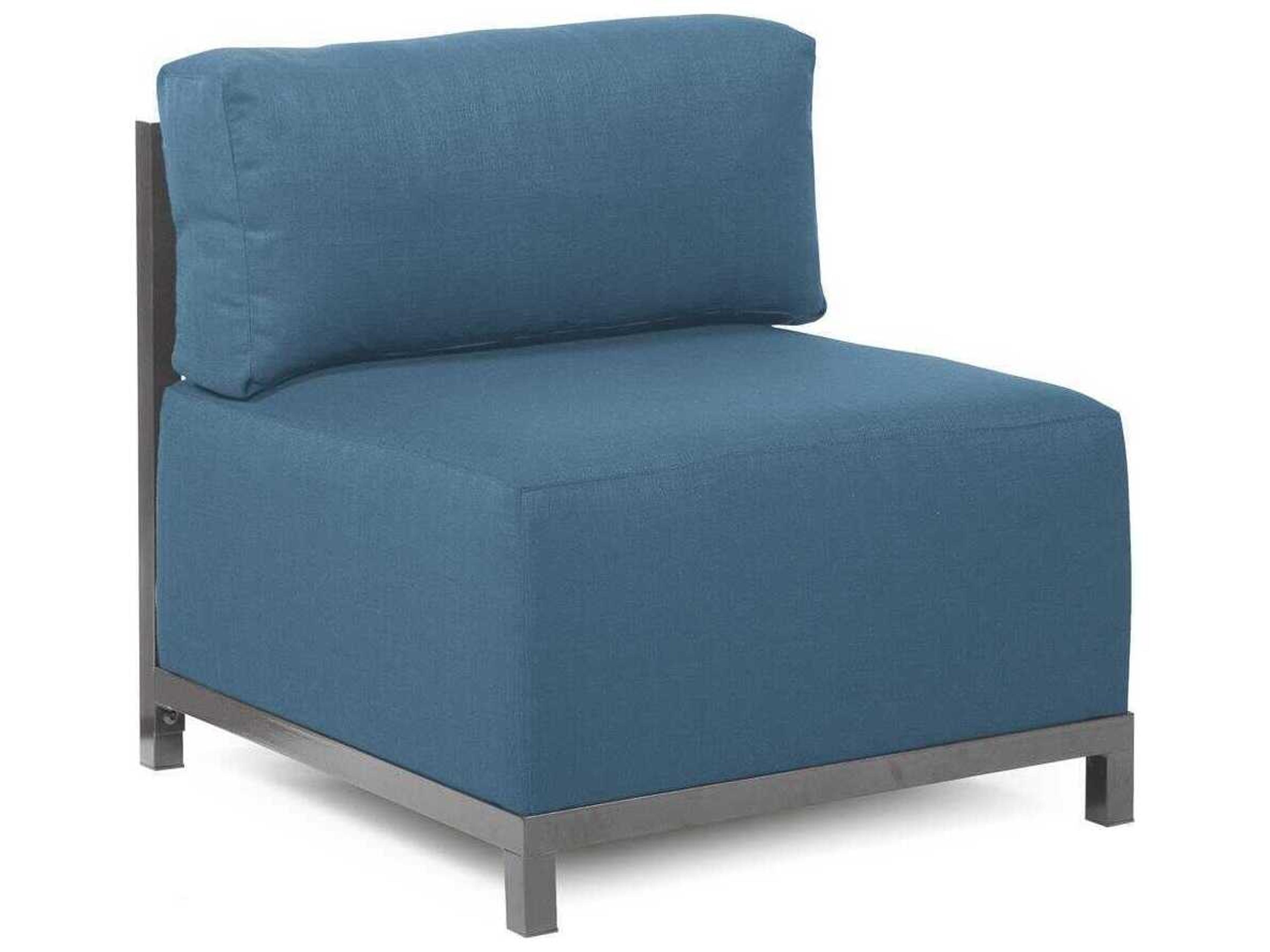 Axis Seascape Turquoise Fabric Cushion Lounge Chair