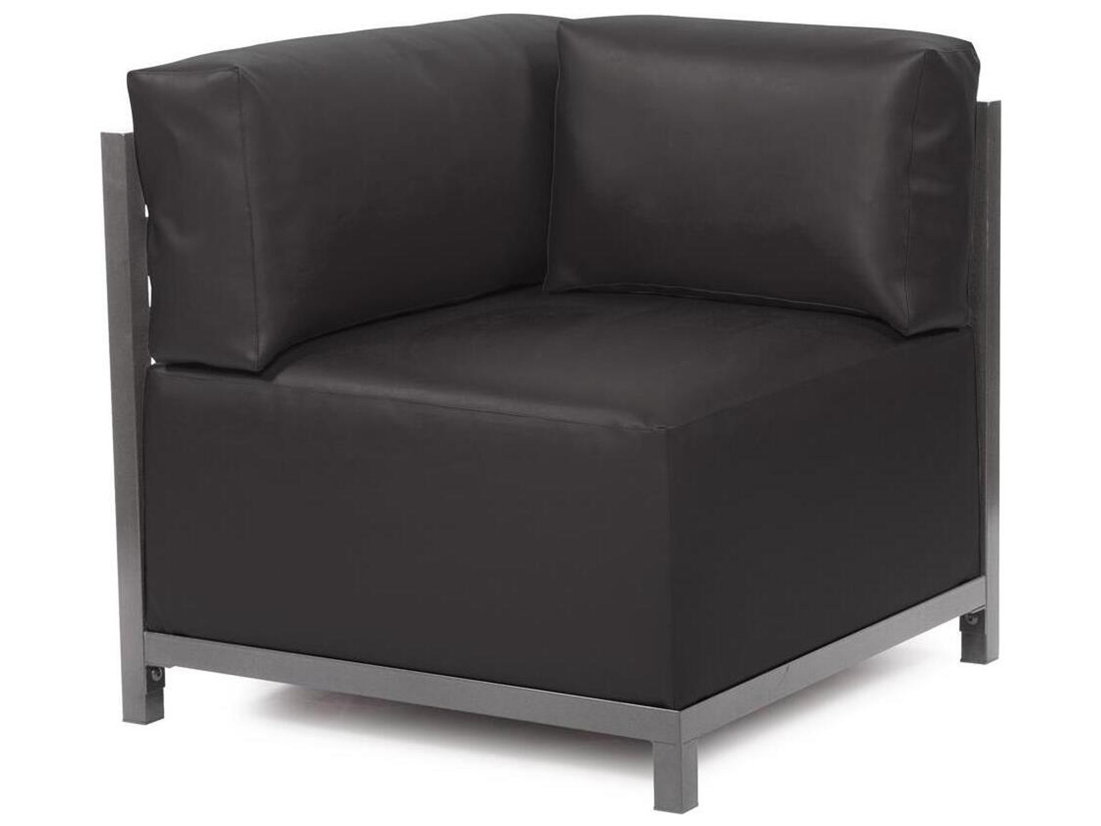 Axis Atlantis Black Fabric Cushion Lounge Chair