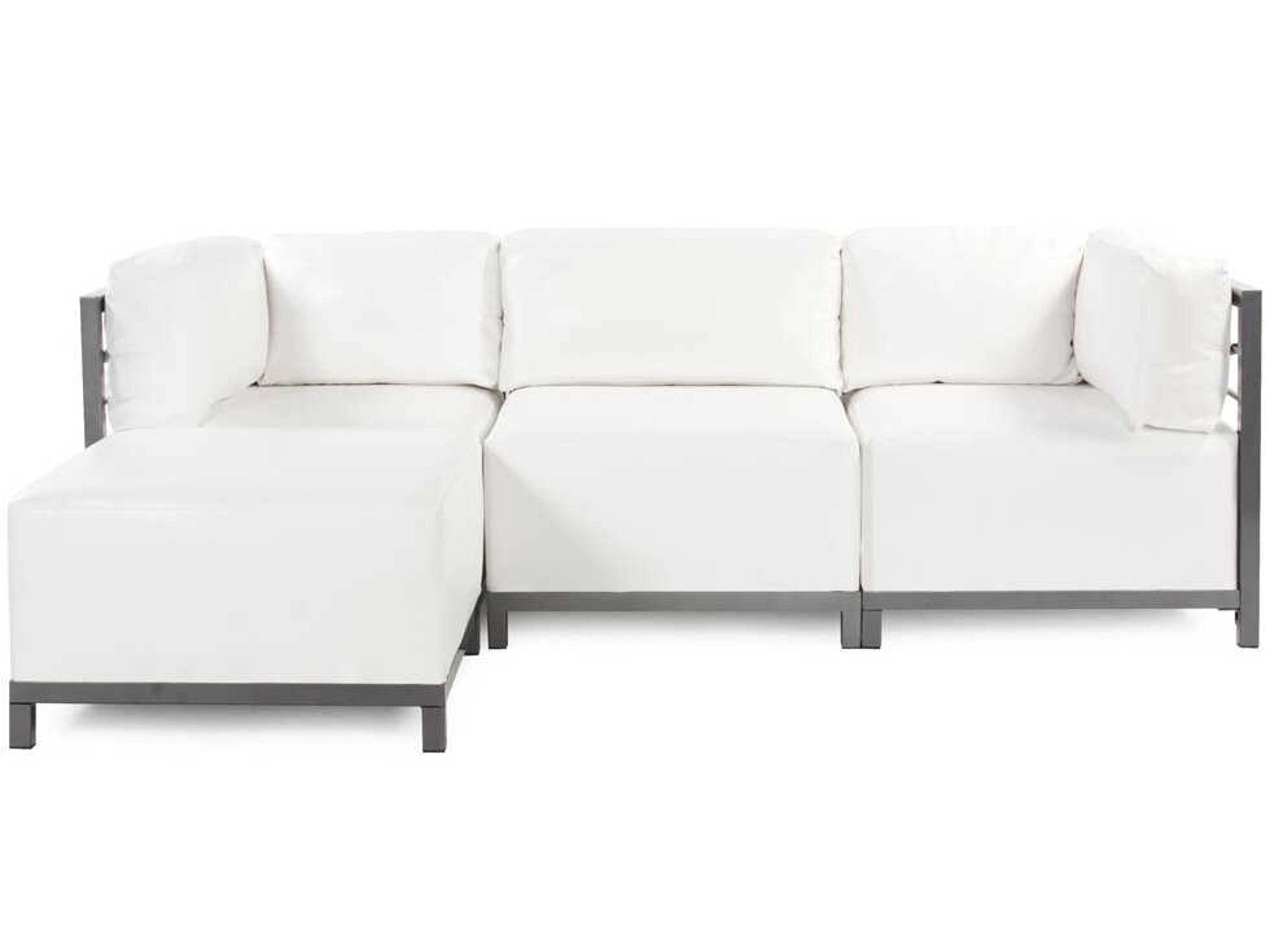 Axis Atlantis White Fabric Cushion Lounge Set