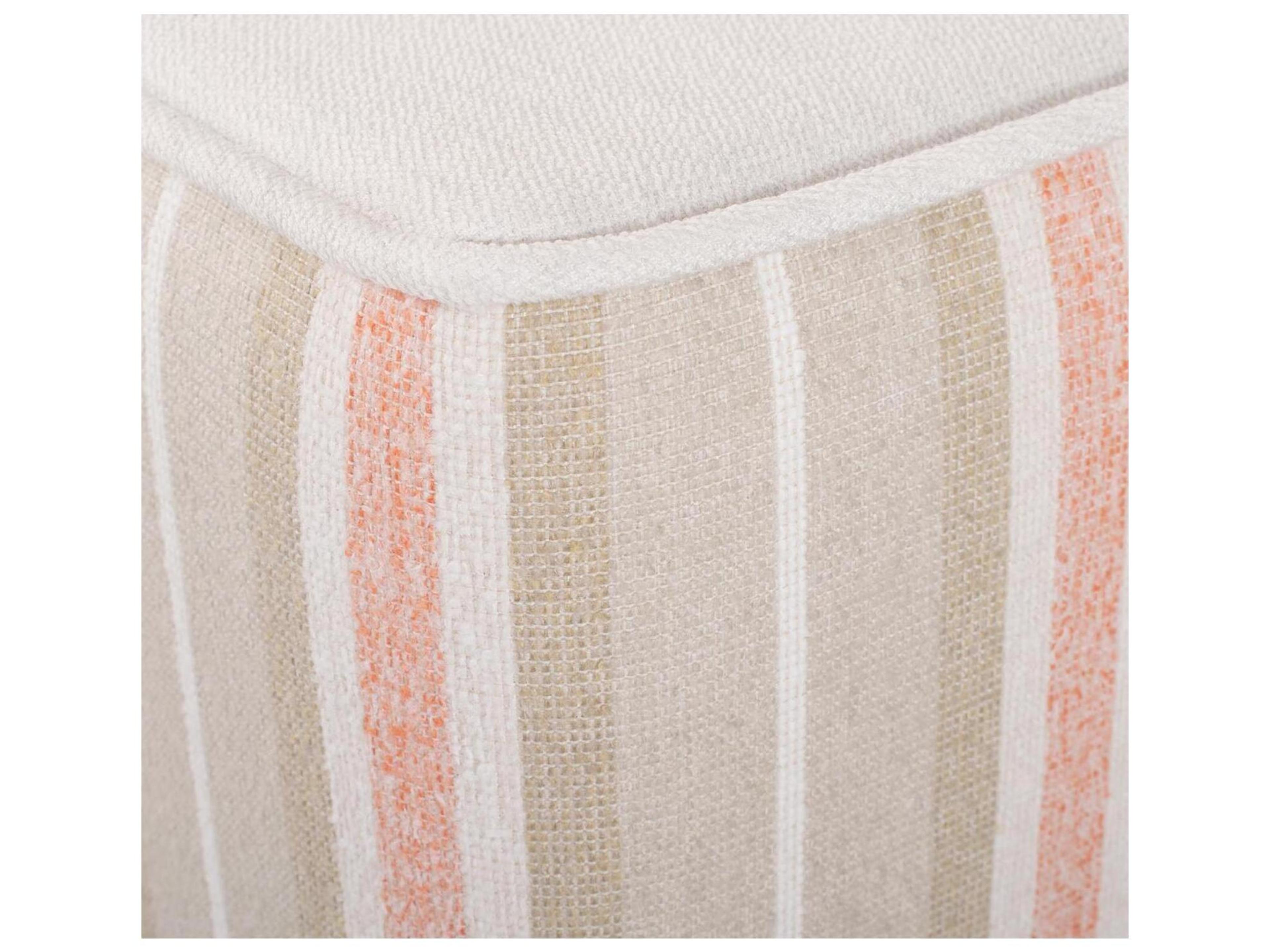 Howard Elliott Outdoor Universal Dune Terra Fabric Cushion Ottoman