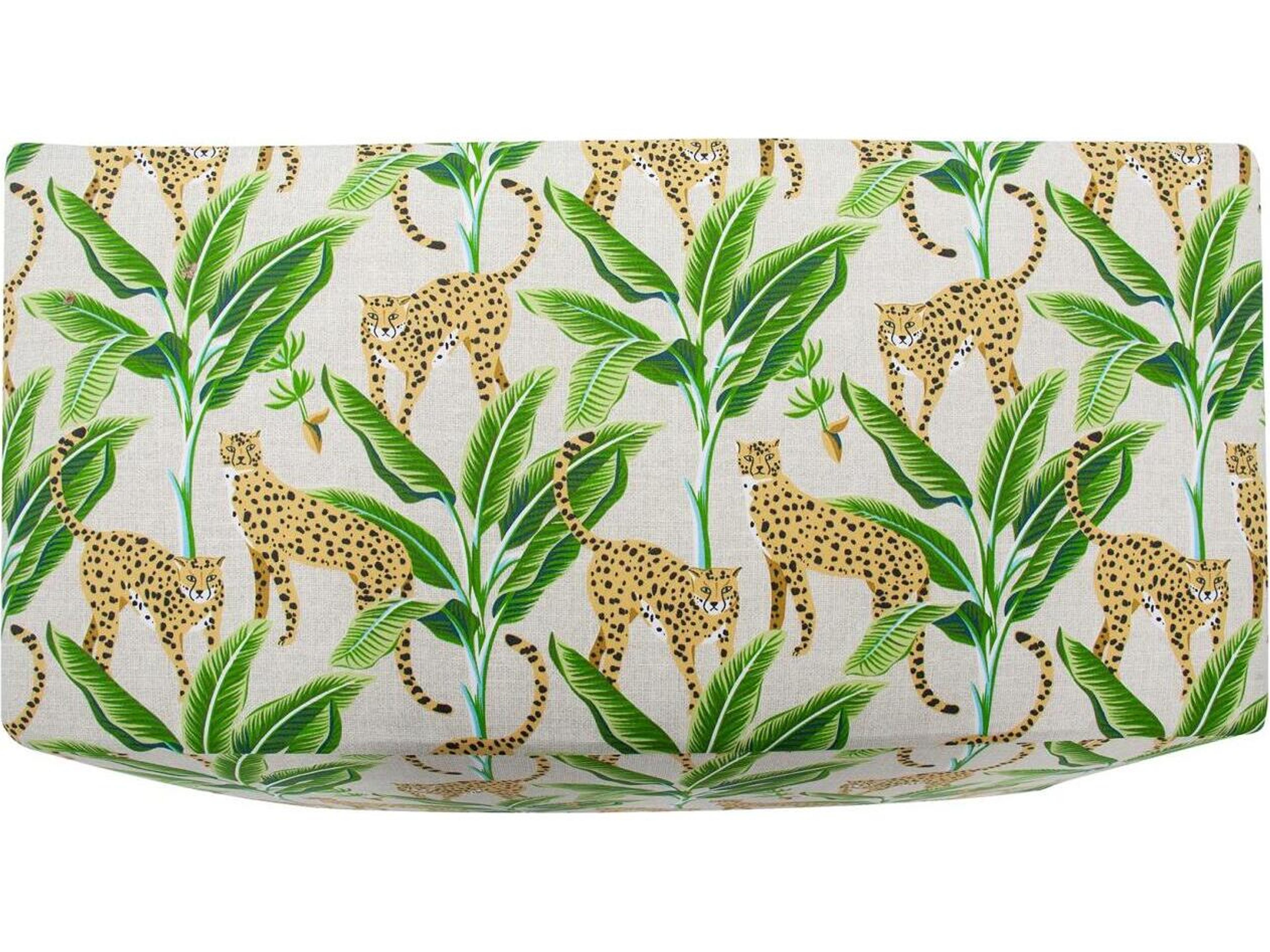 Howard Elliott Outdoor Universal Safari Natural Fabric Cushion Bench