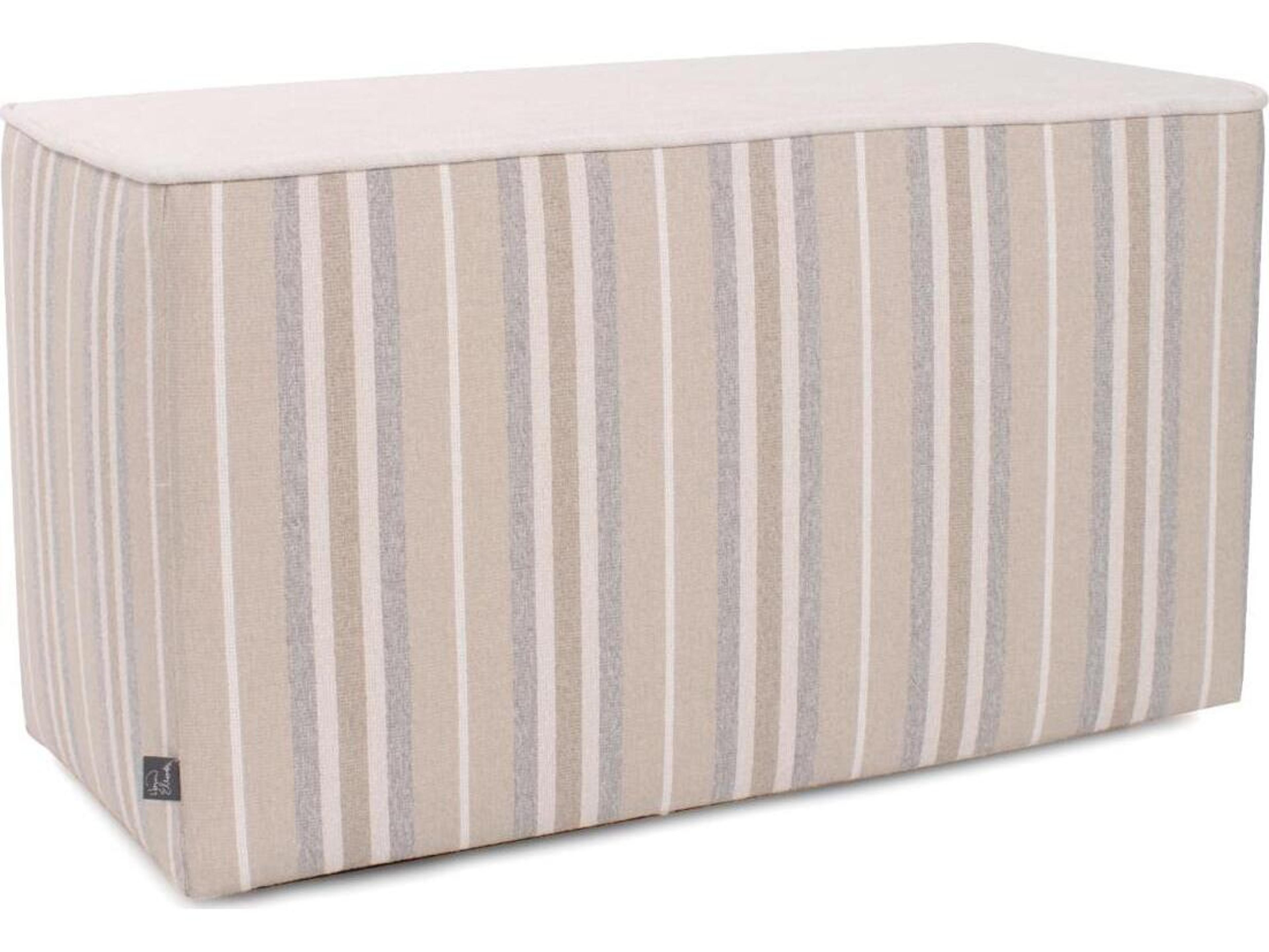 Universal Dune Sand Fabric Cushion Bench