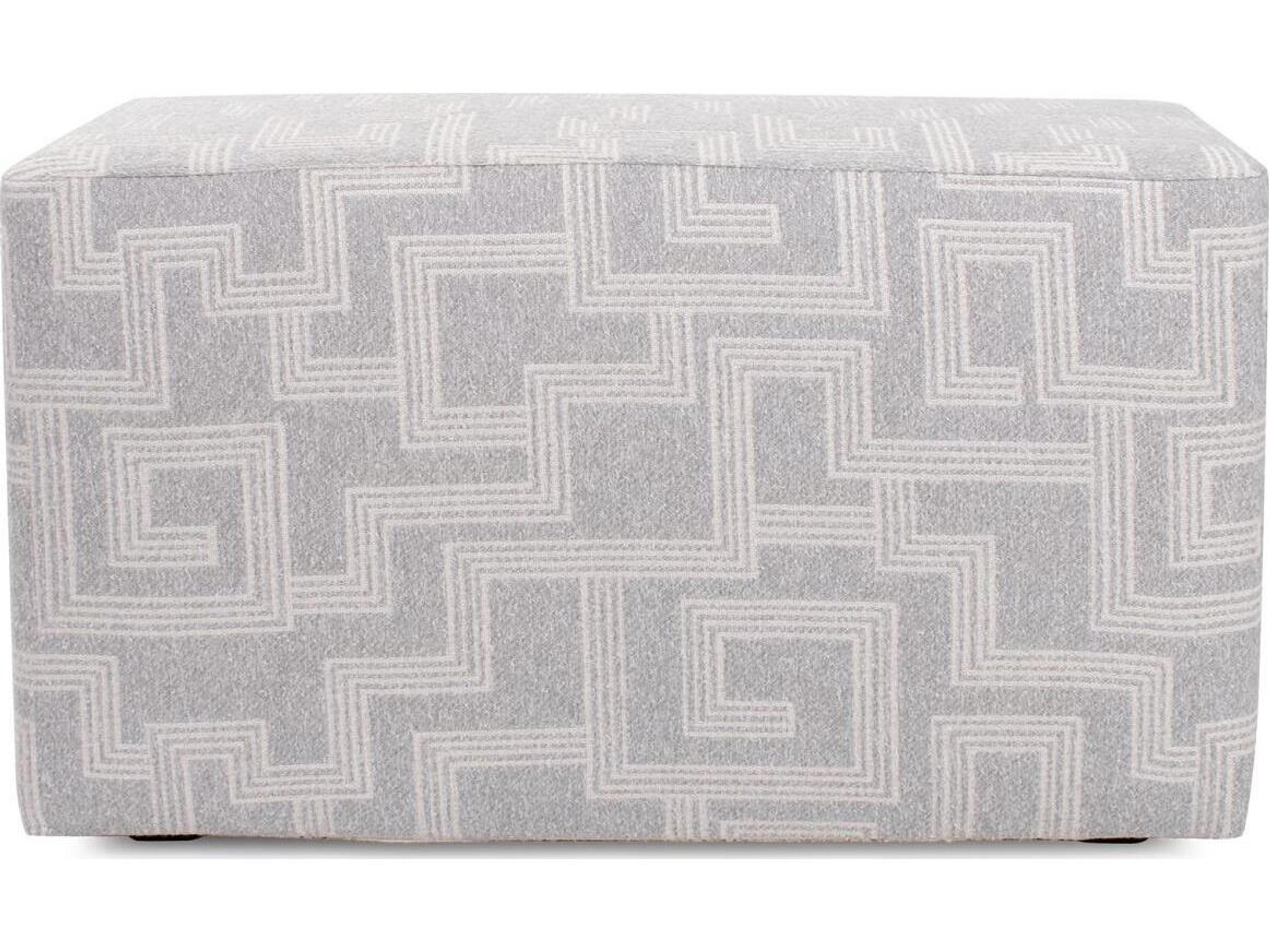 Howard Elliott Outdoor Universal Syros Fog Fabric Cushion Bench