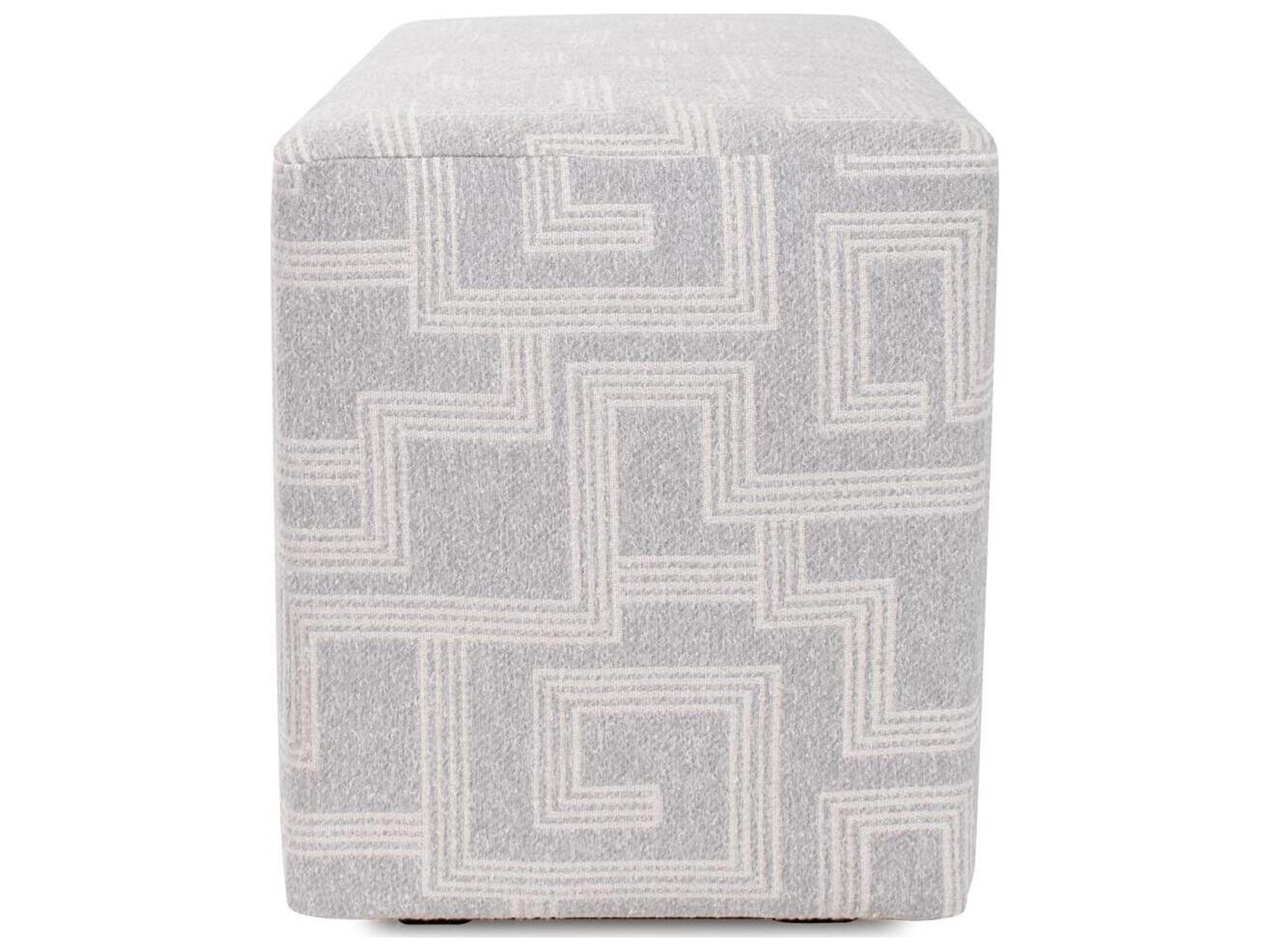 Howard Elliott Outdoor Universal Syros Fog Fabric Cushion Bench