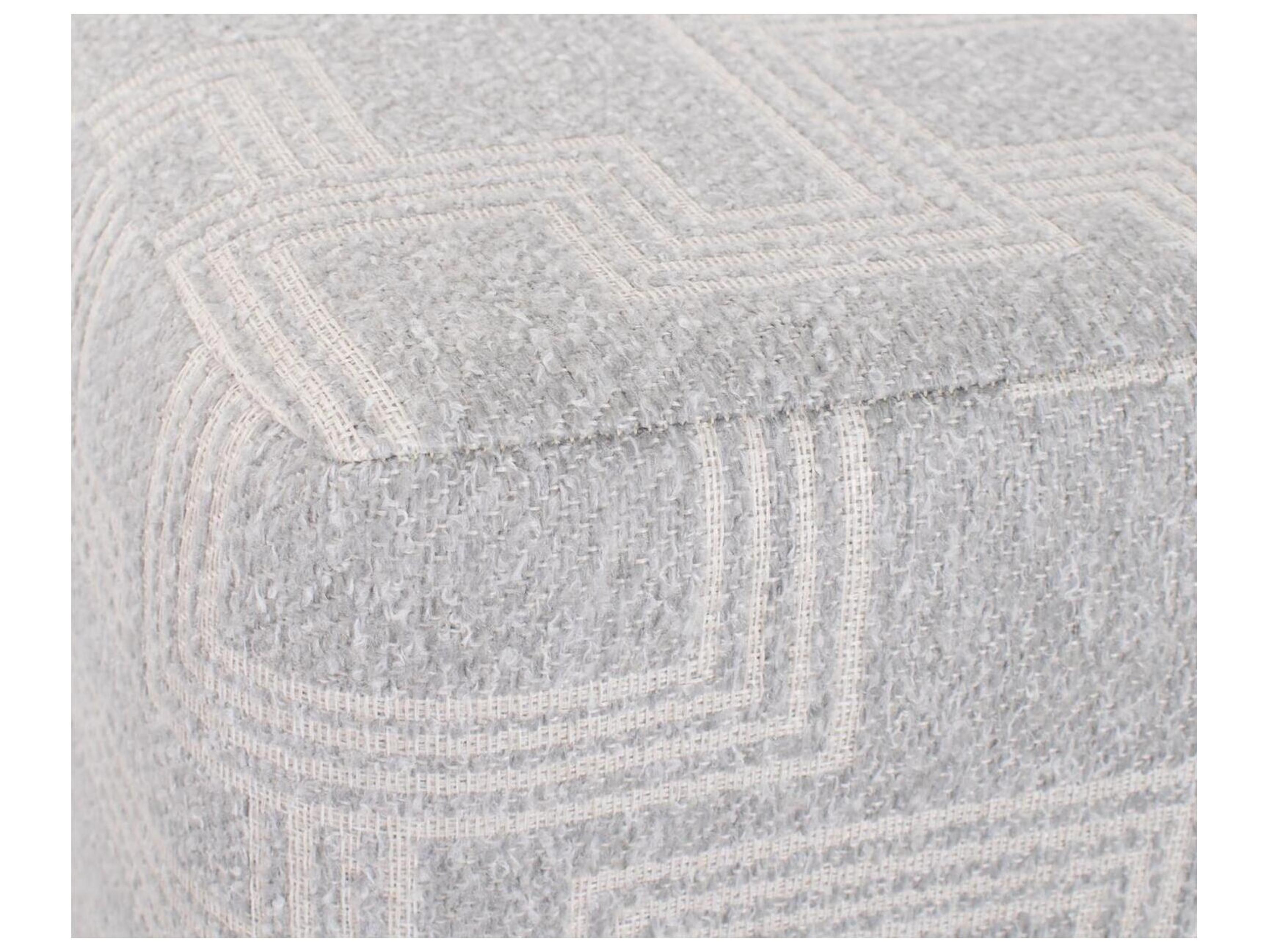 Howard Elliott Outdoor Universal Syros Fog Fabric Cushion Bench