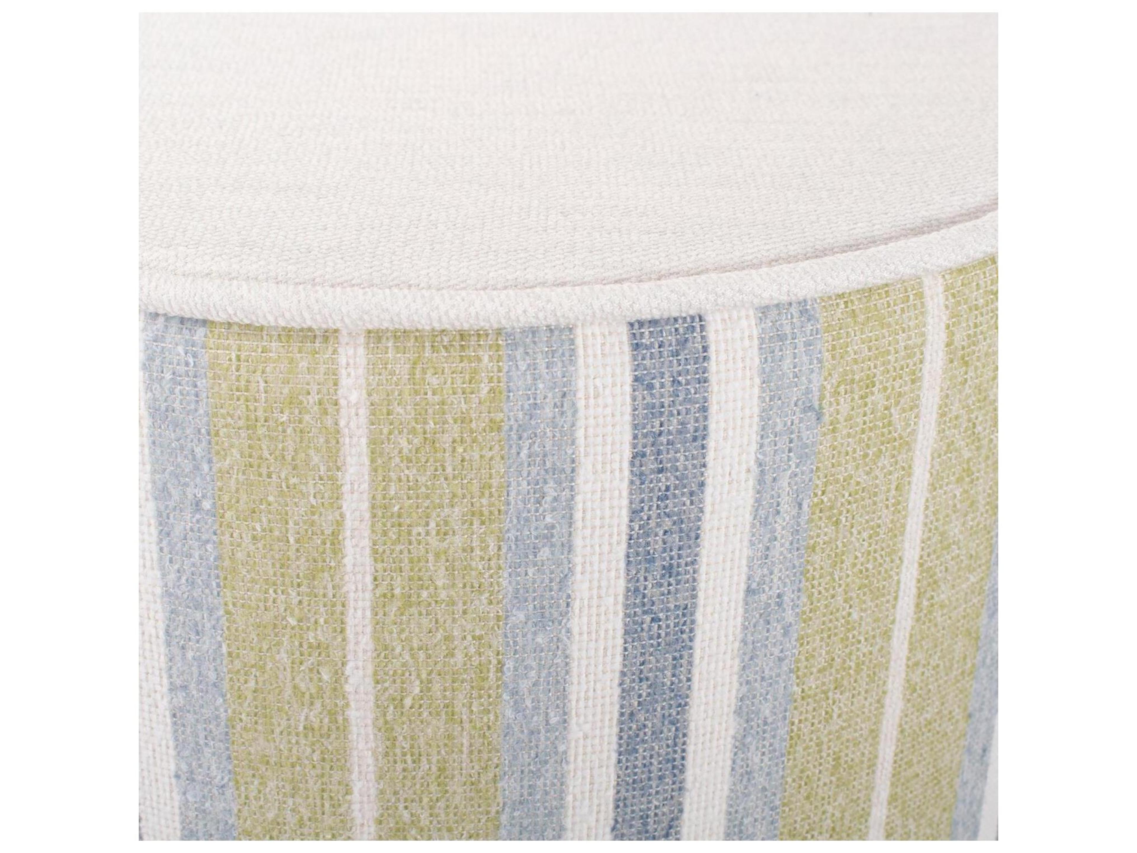 Howard Elliott Outdoor Universal Dune Moss Fabric Cushion Ottoman