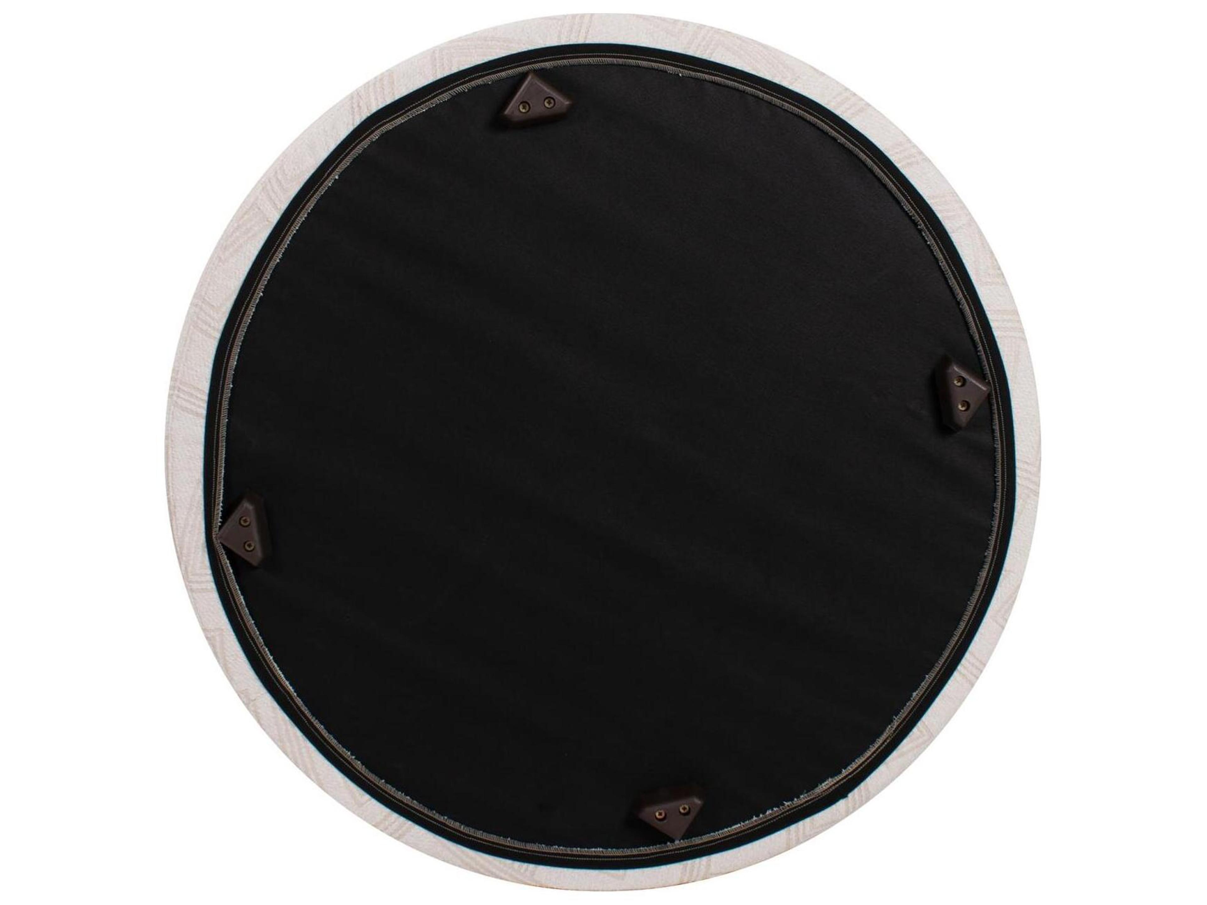 Howard Elliott Outdoor Universal Syros Natural Fabric Cushion Ottoman