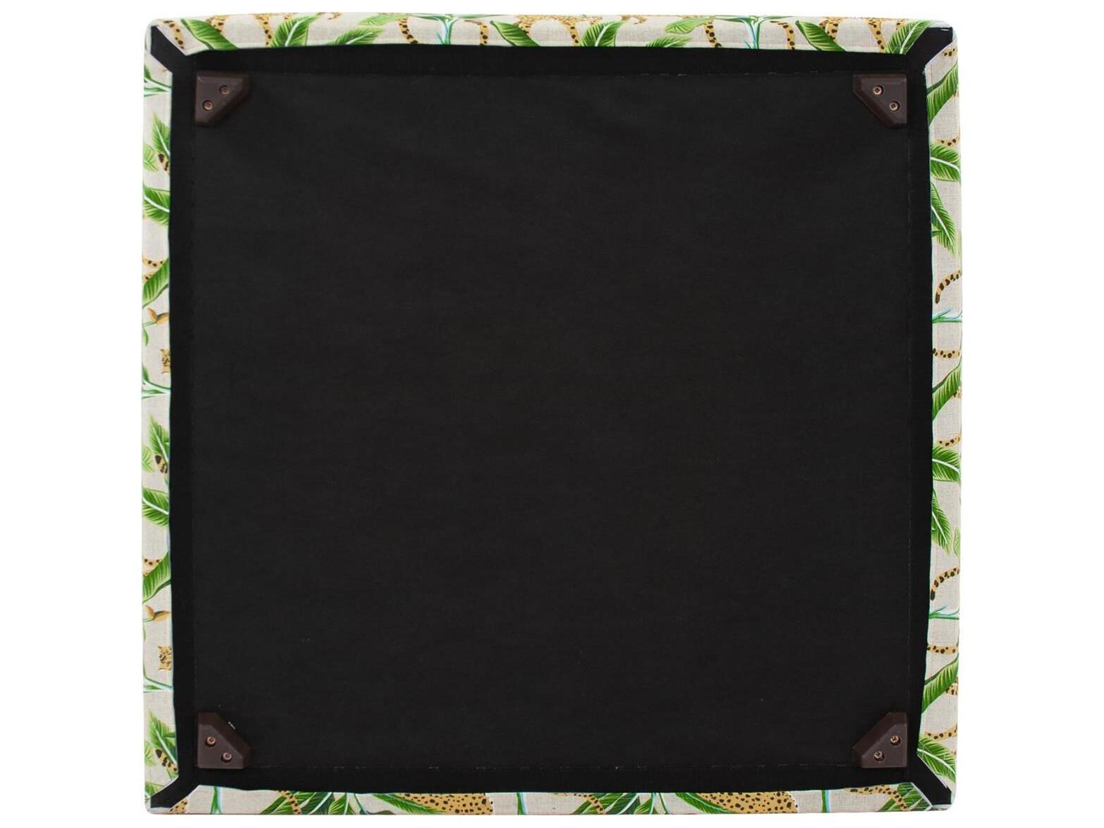 Howard Elliott Outdoor Universal Safari Natural Fabric Cushion Ottoman