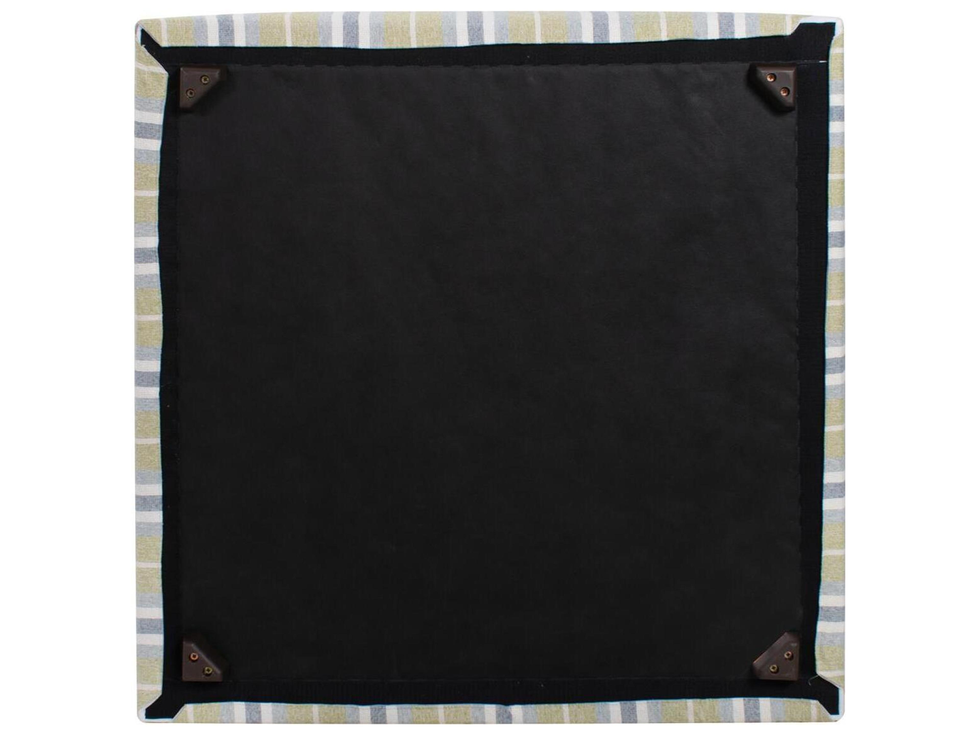 Howard Elliott Outdoor Universal Dune Moss Fabric Cushion Ottoman