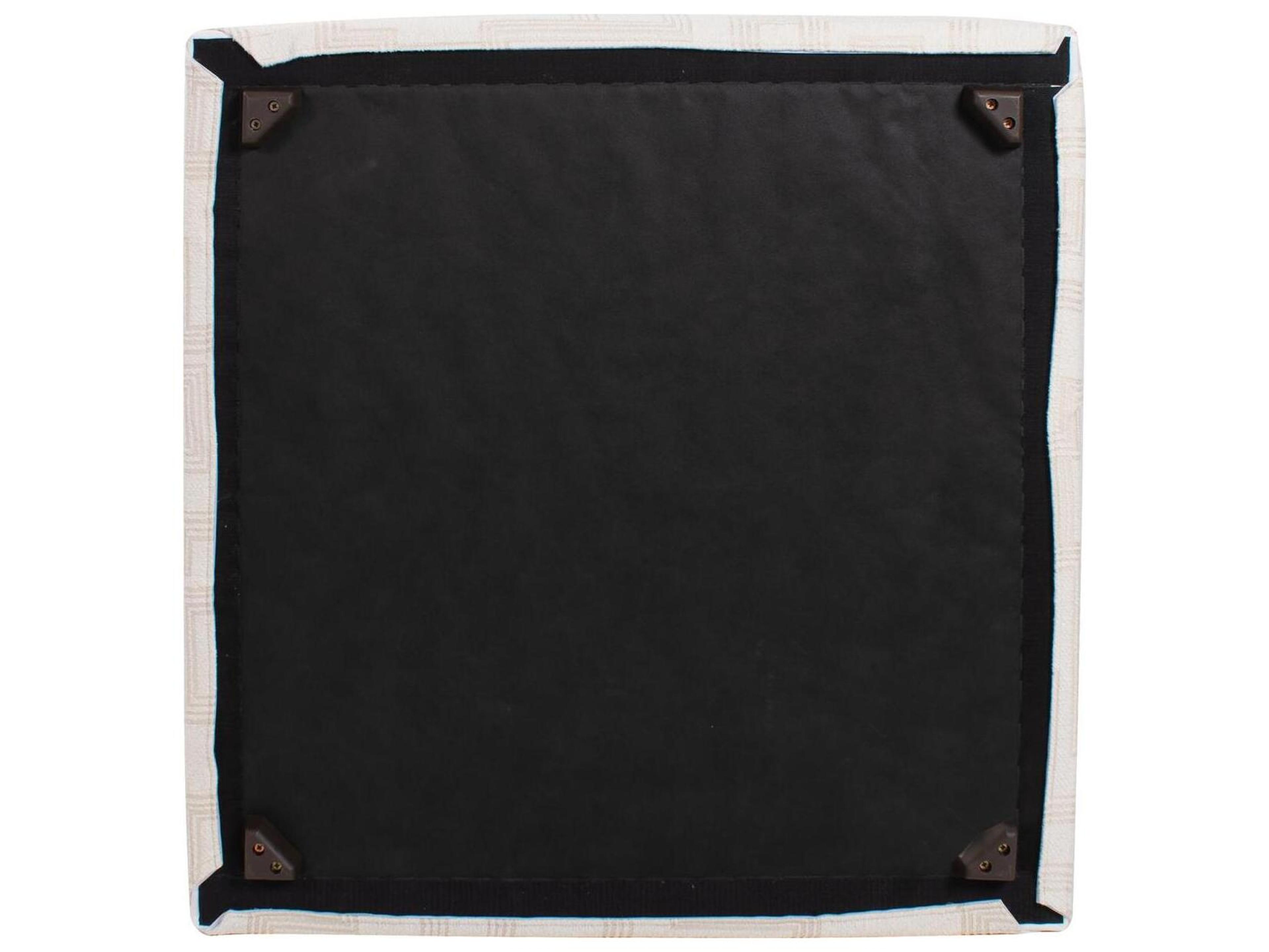 Howard Elliott Outdoor Universal Syros Natural Fabric Cushion Ottoman