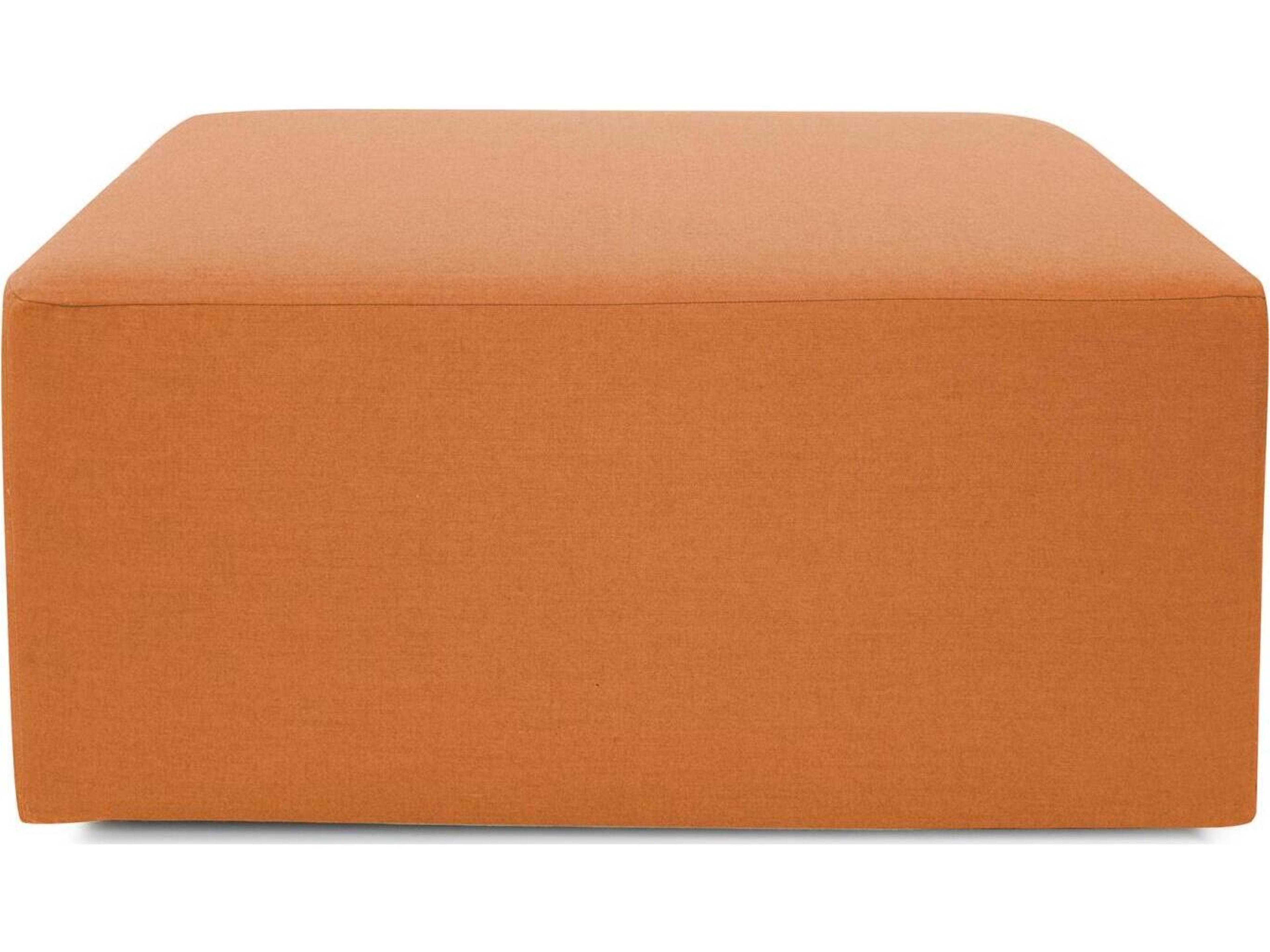 Howard Elliott Outdoor Universal Seascape Canyon Fabric Cushion Ottoman