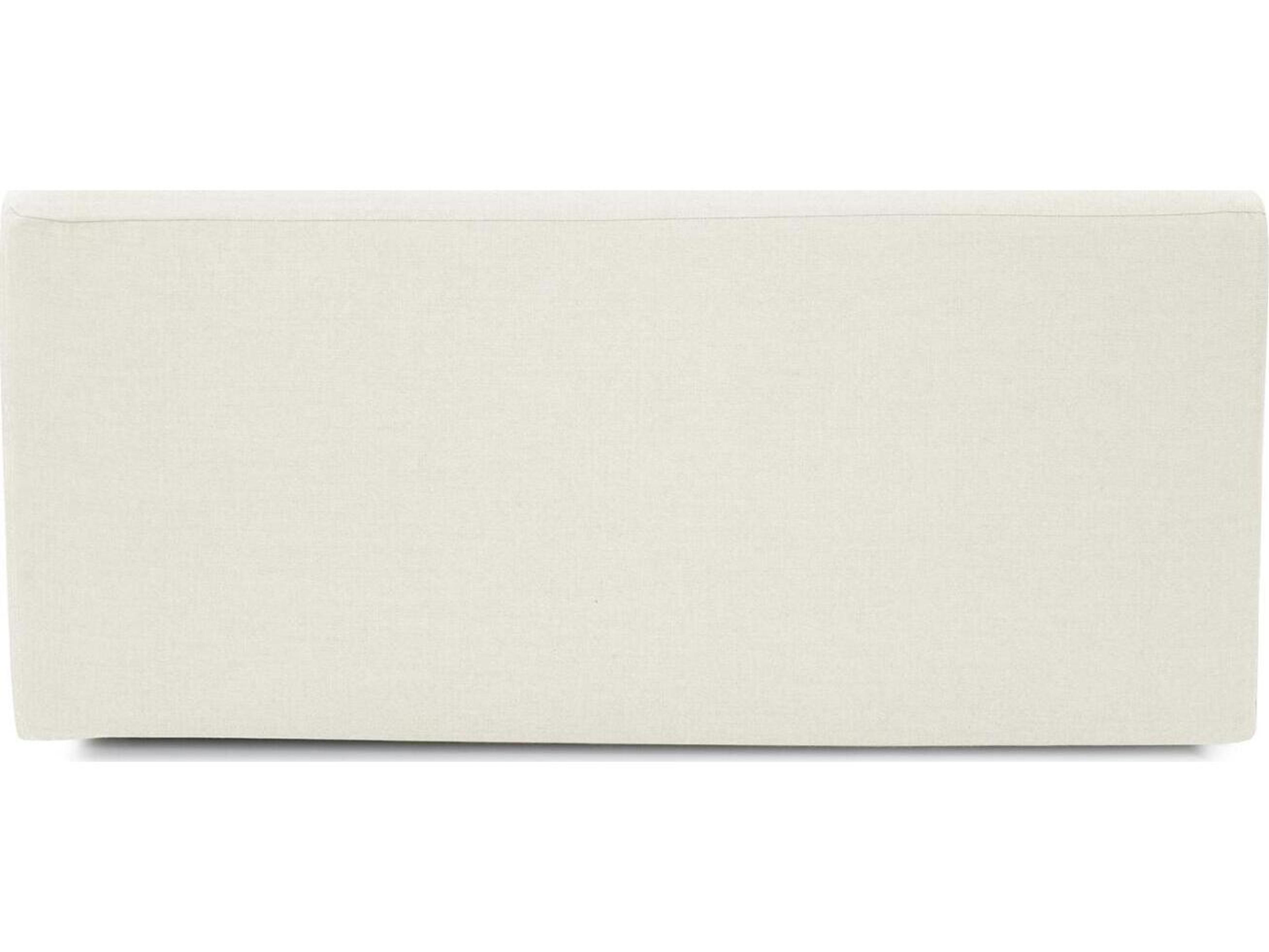 Howard Elliott Outdoor Universal Seascape Natural Fabric Cushion Ottoman