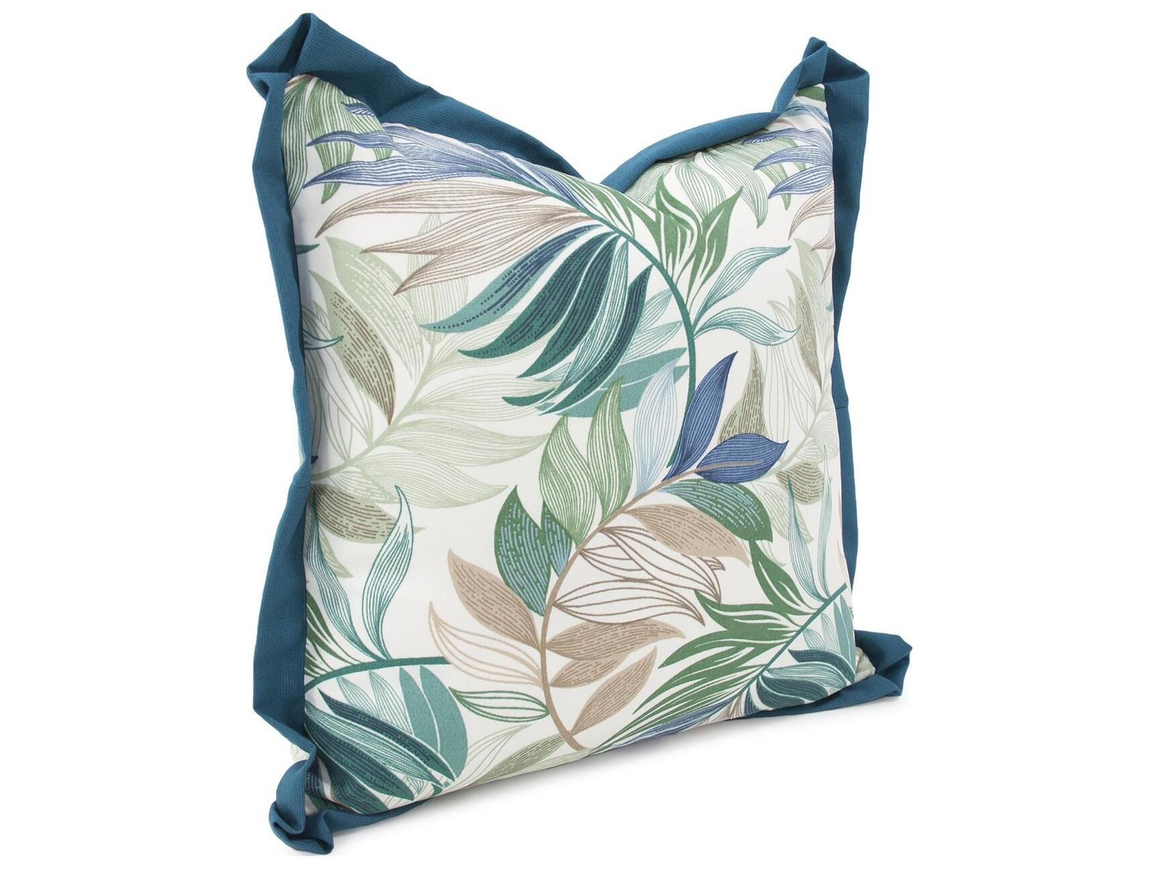 Howard Elliott Outdoor Fern Indigo Pillow