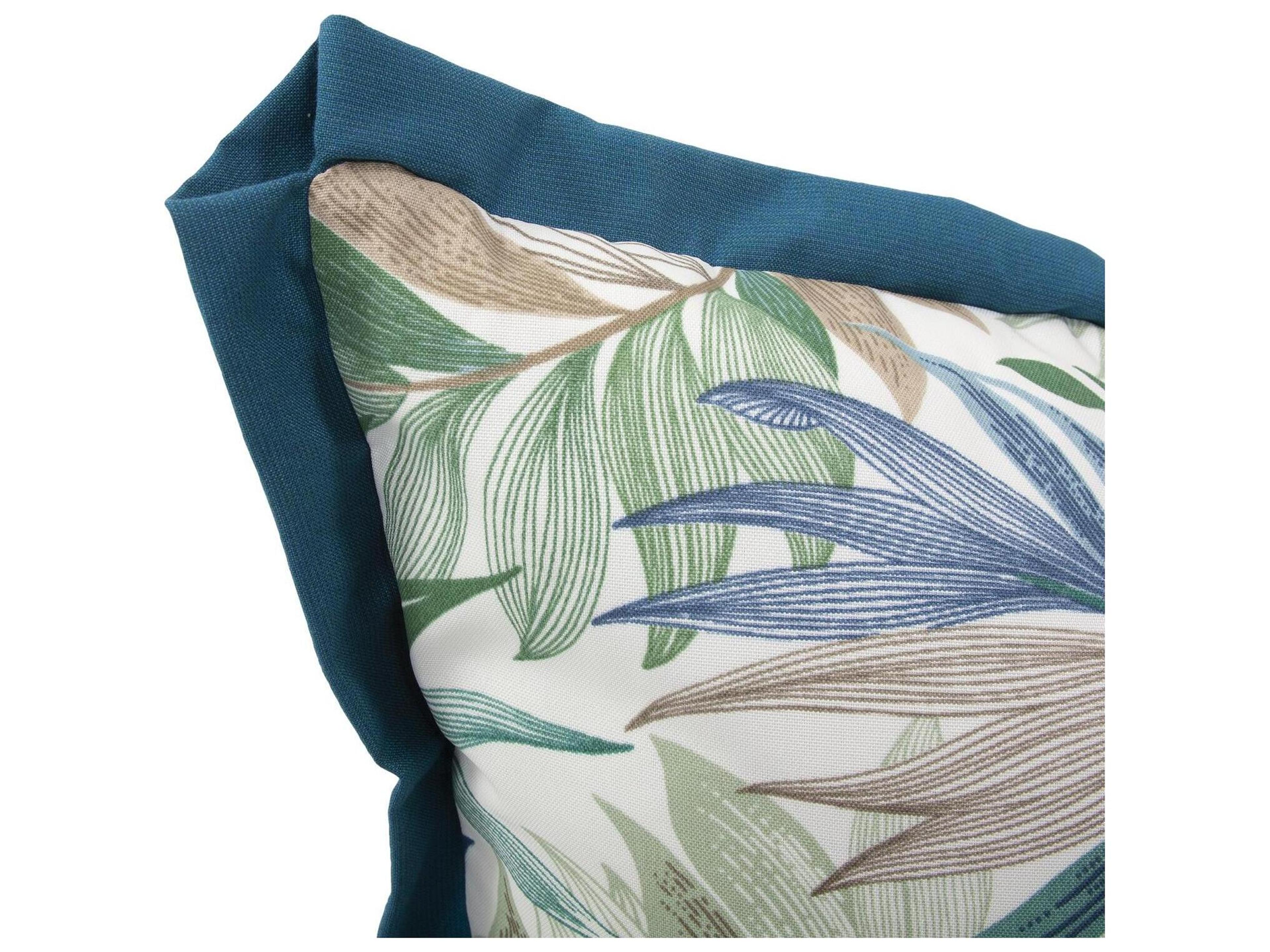 Howard Elliott Outdoor Fern Indigo Pillow