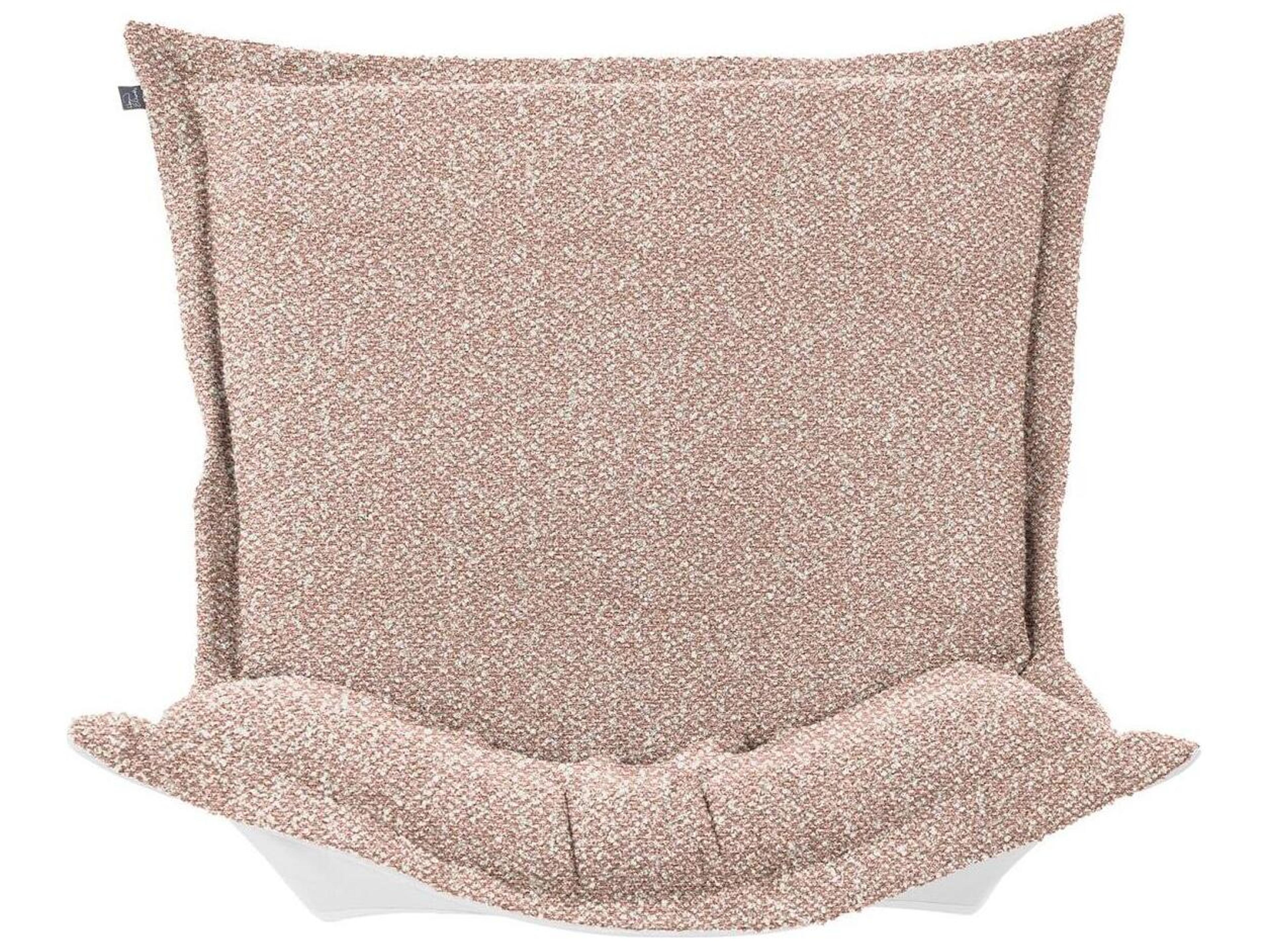 Howard Elliott Outdoor Puff Scroll Alicante Blush Chair Seat & Back Cover and Cushion