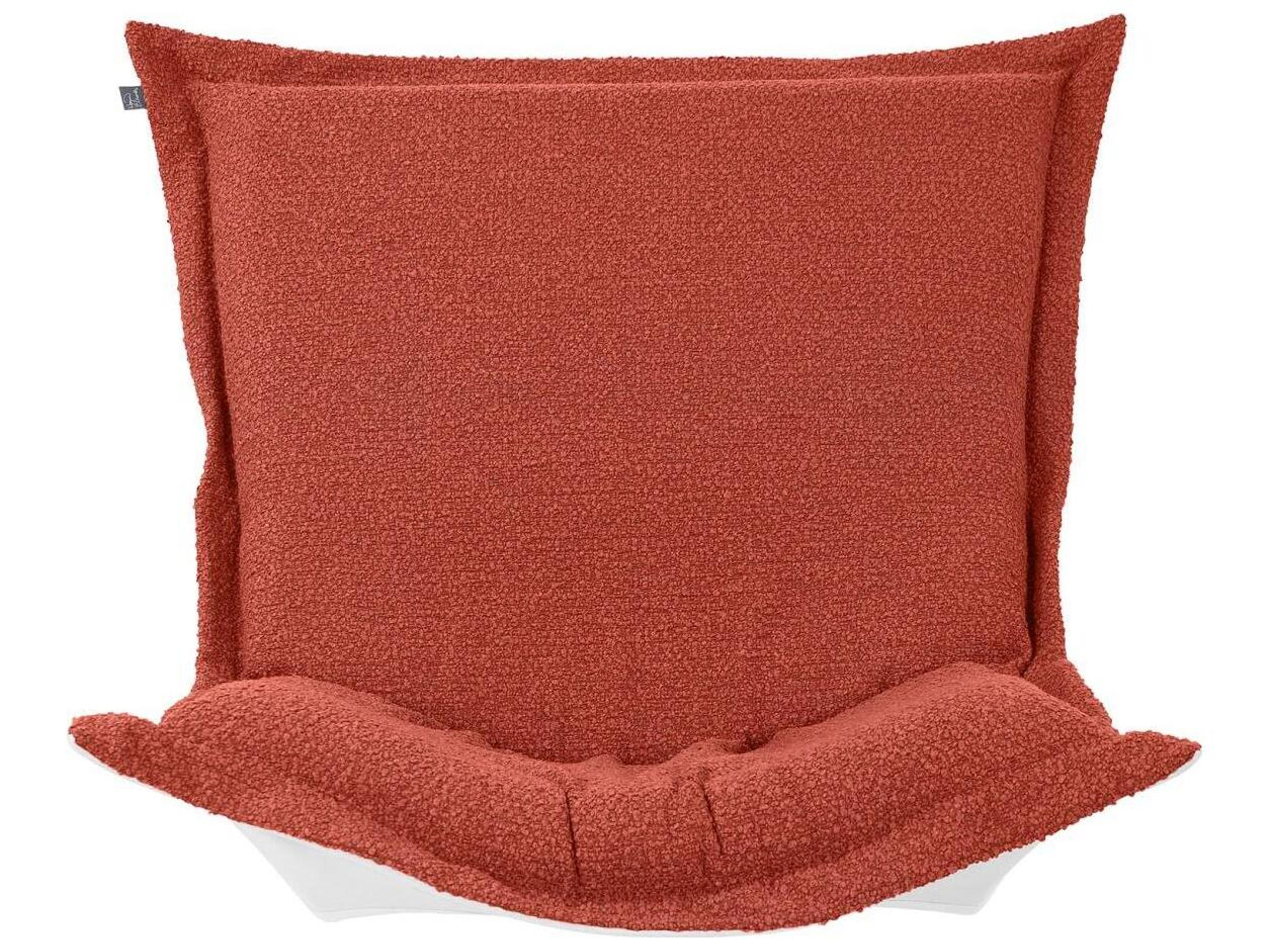 Howard Elliott Outdoor Puff Scroll Alicante Coral Chair Seat & Back Cover and Cushion