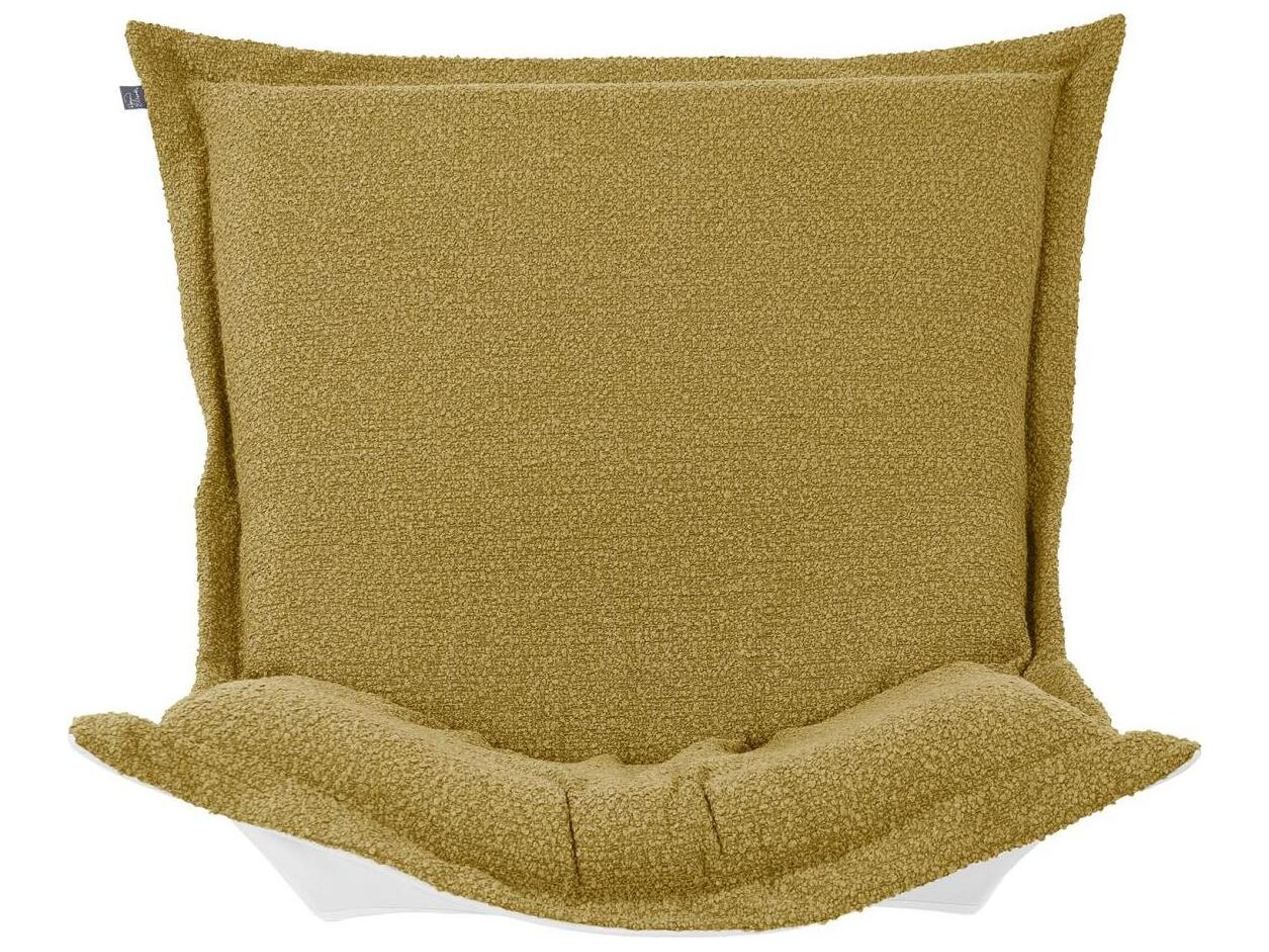 Howard Elliott Outdoor Puff Scroll Alicante Gold Chair Seat & Back Cover and Cushion