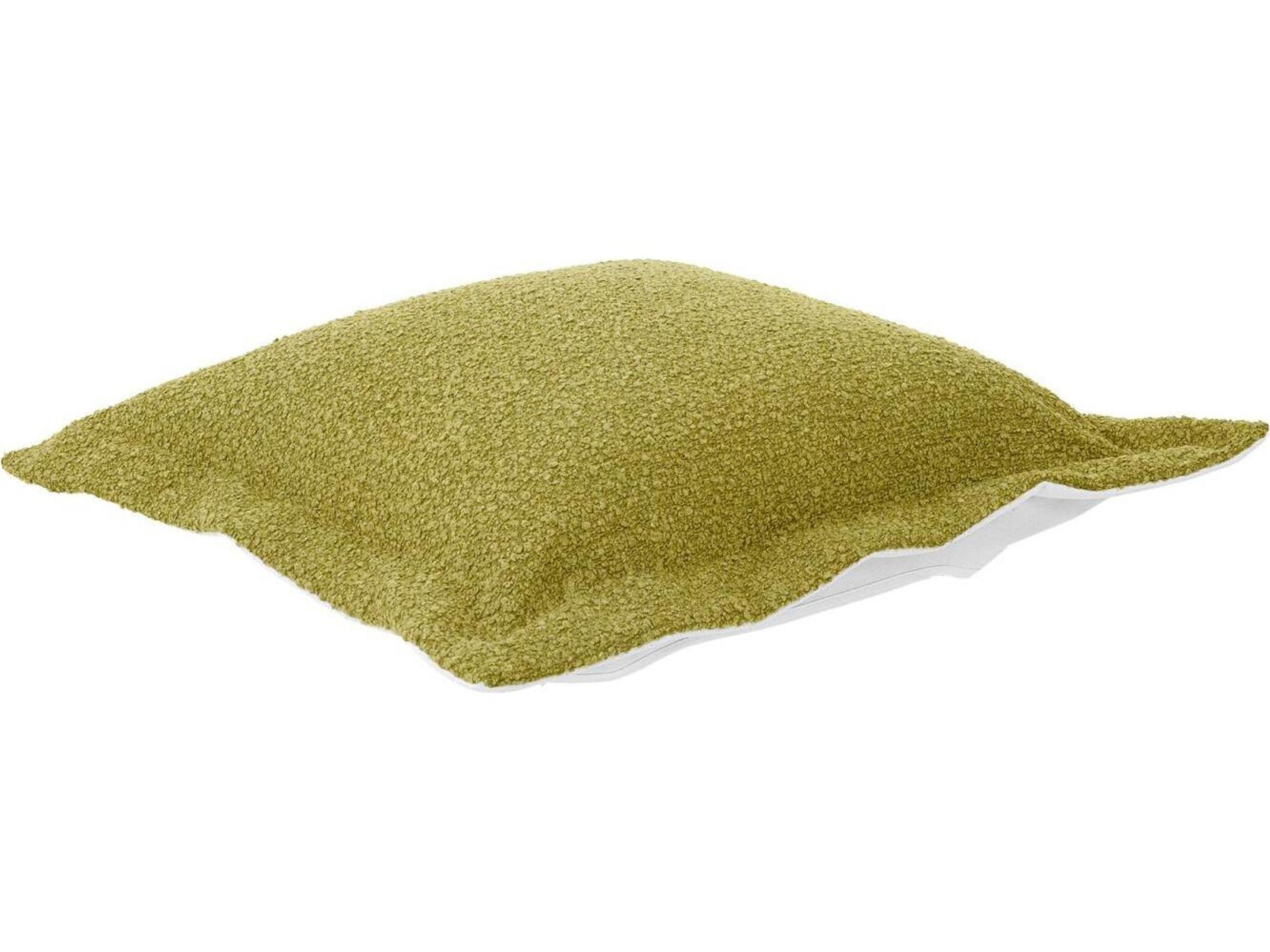 Puff Scroll Alicante Moss Ottoman Cover and Cushion