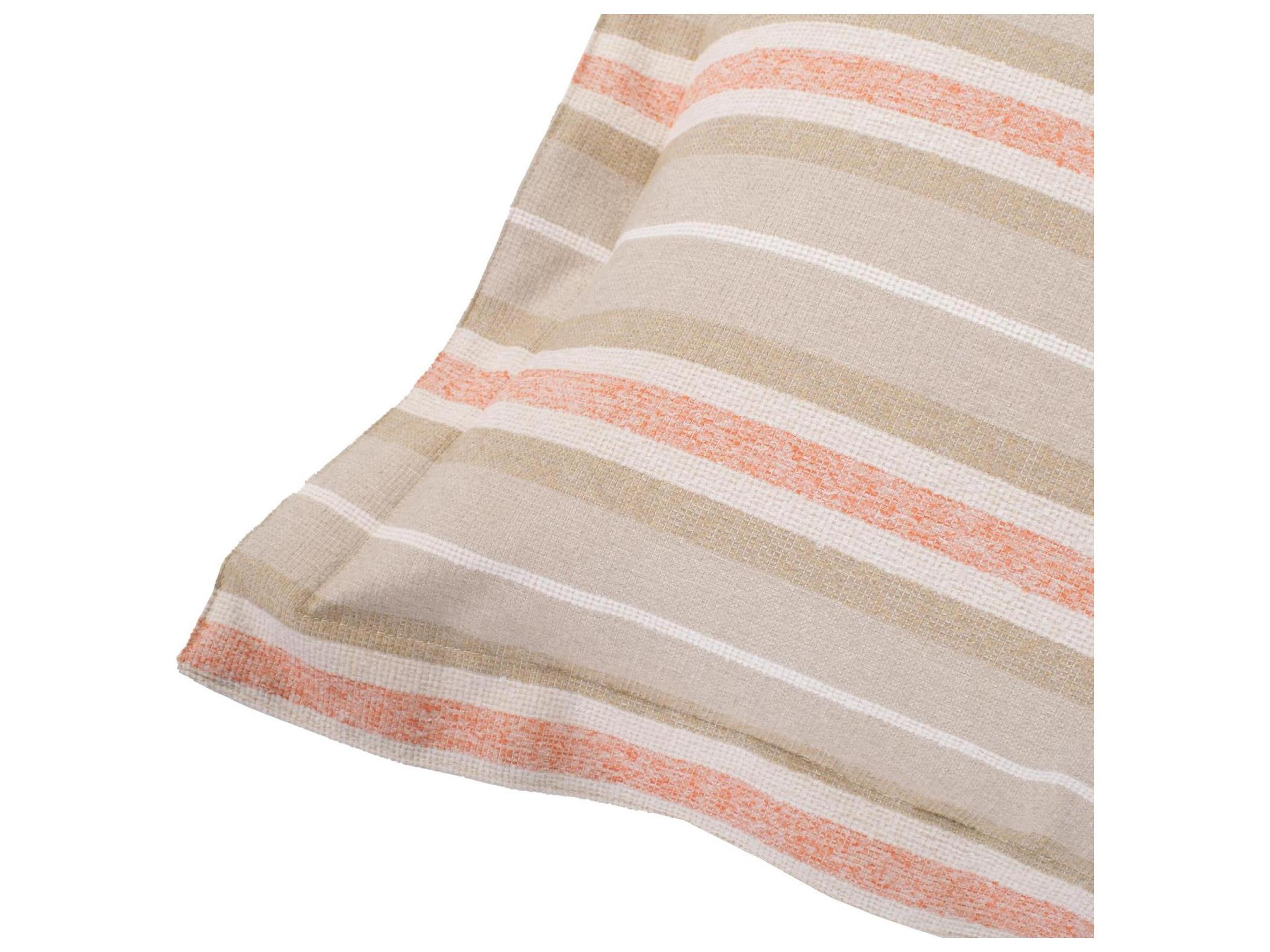 Howard Elliott Outdoor Puff Dune Terra Ottoman Cover and Cushion