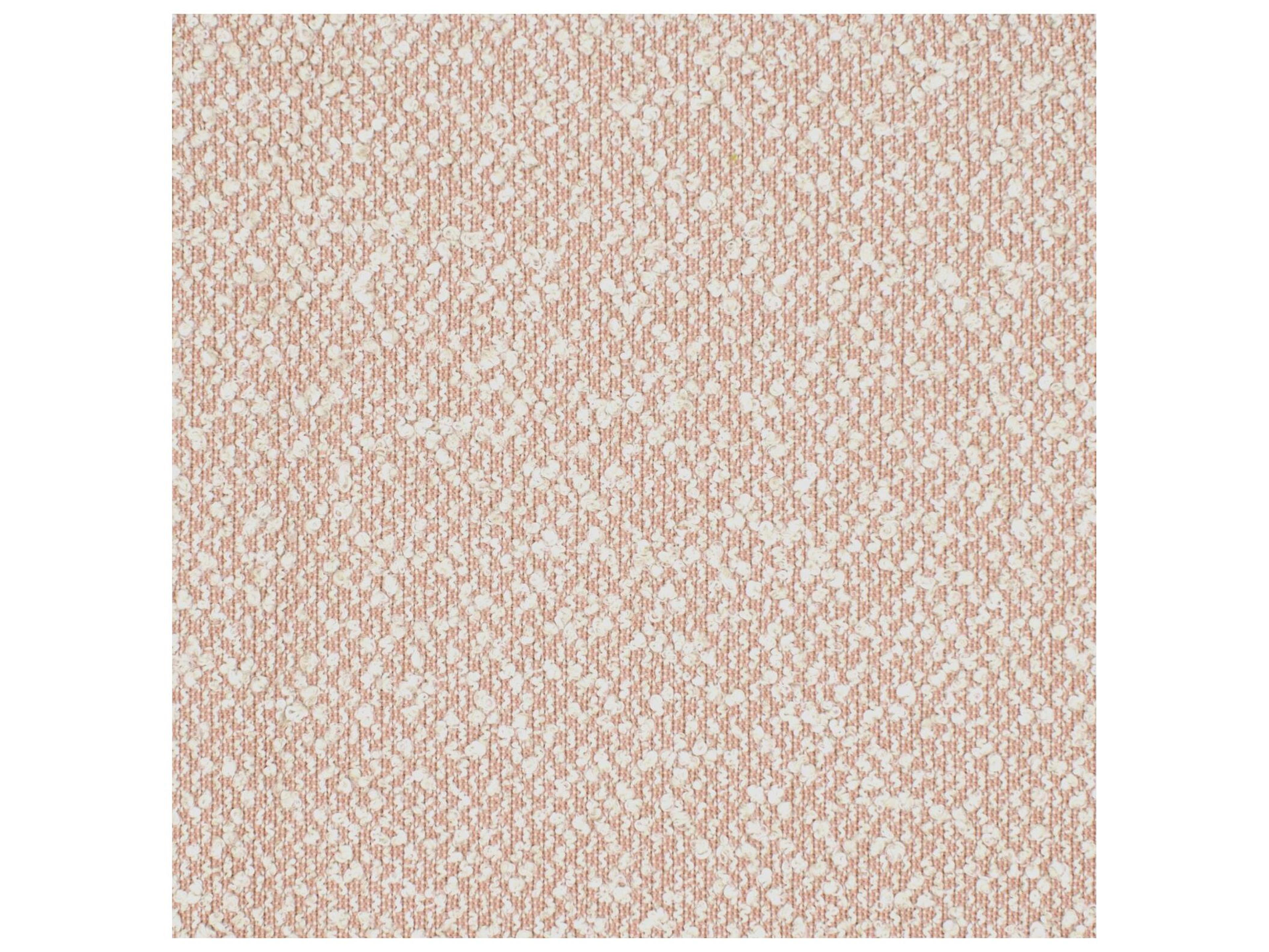 Howard Elliott Outdoor Puff Scroll Alicante Blush Fabric Cushion Ottoman