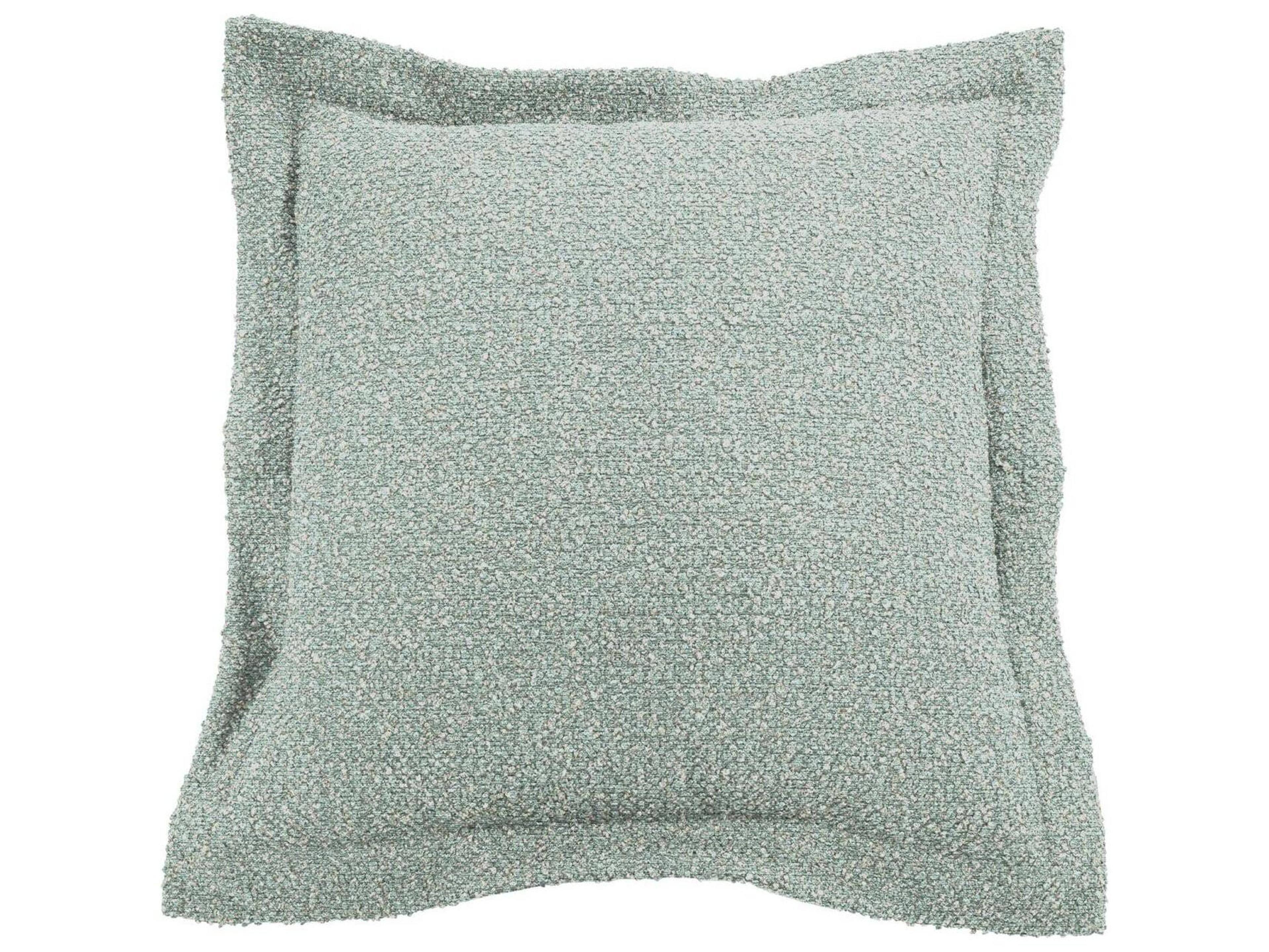 Howard Elliott Outdoor Puff Scroll Alicante Breeze Fabric Cushion Ottoman