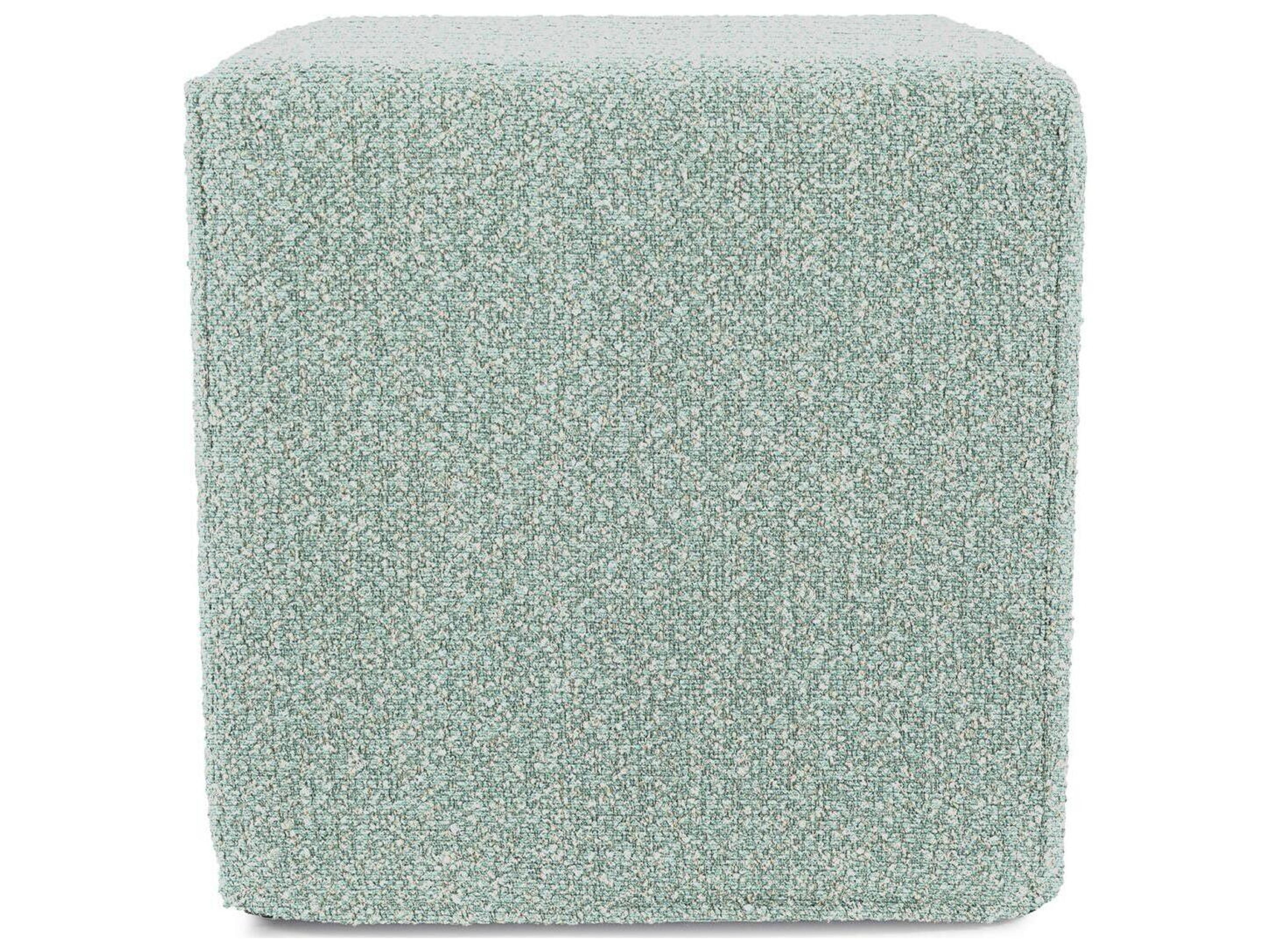 Howard Elliott Outdoor No Tip Alicante Breeze Fabric Cushion Ottoman