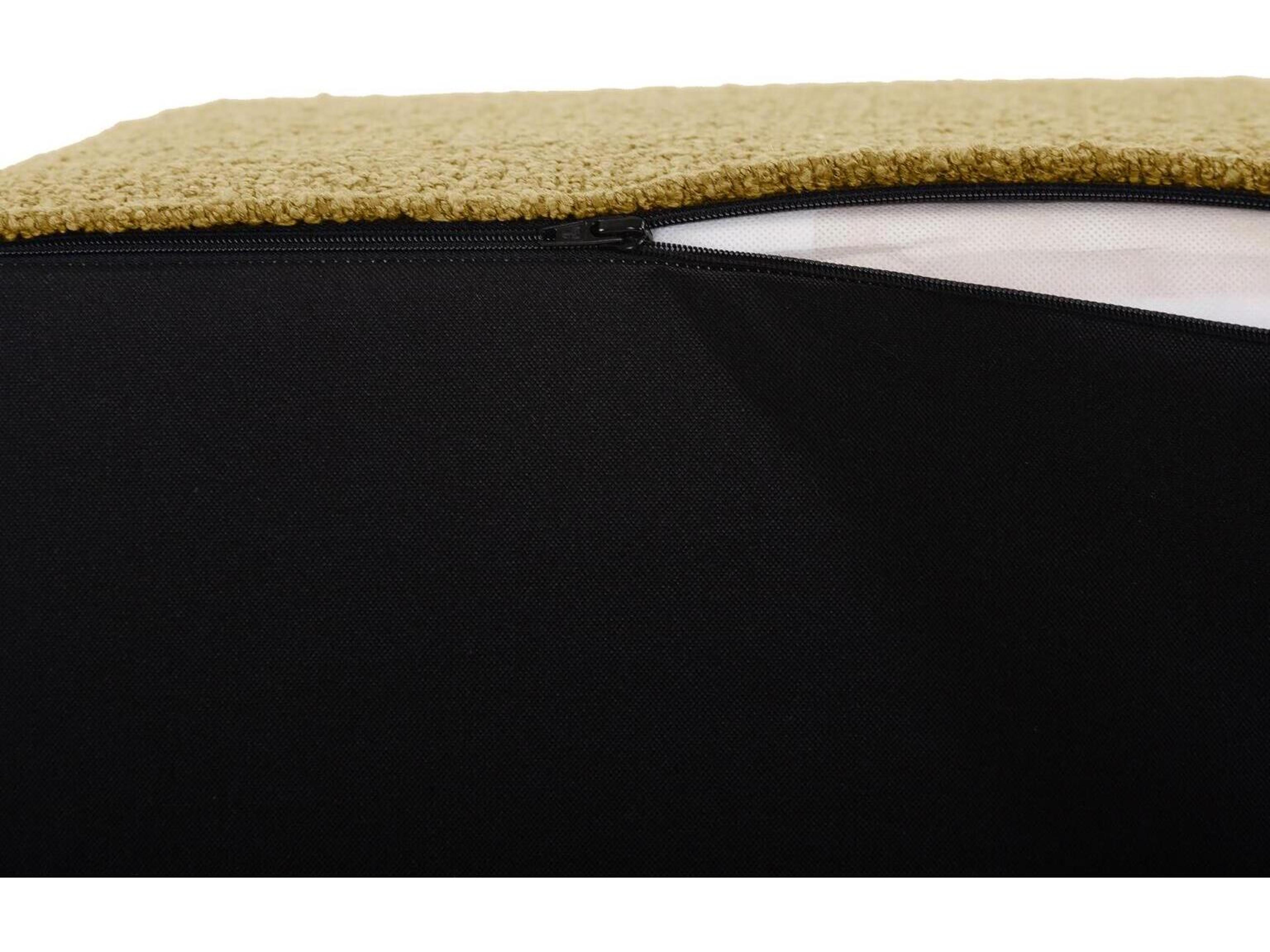 Howard Elliott Outdoor No Tip Alicante Gold Fabric Cushion Ottoman