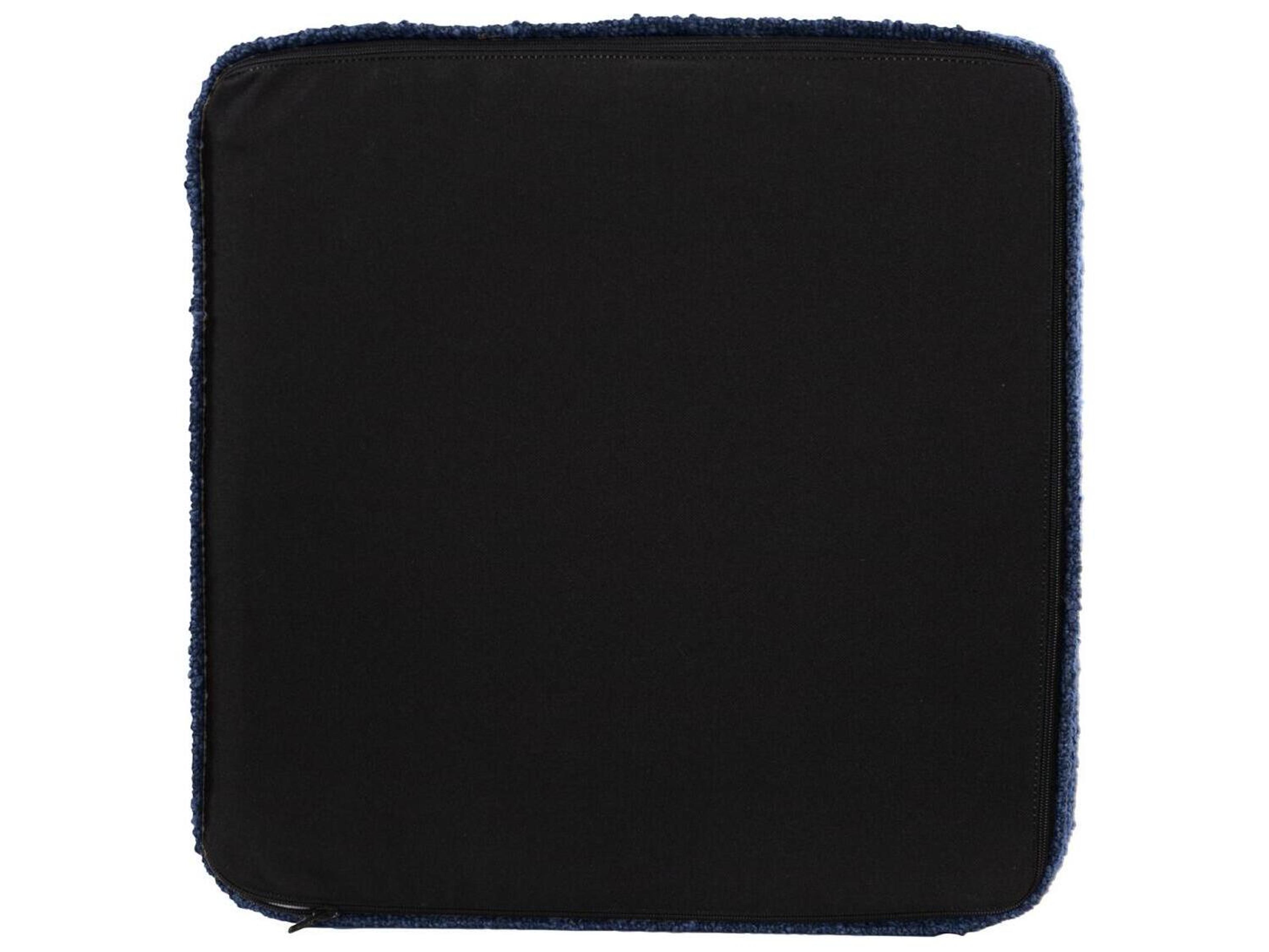 Howard Elliott Outdoor No Tip Alicante Indigo Fabric Cushion Ottoman