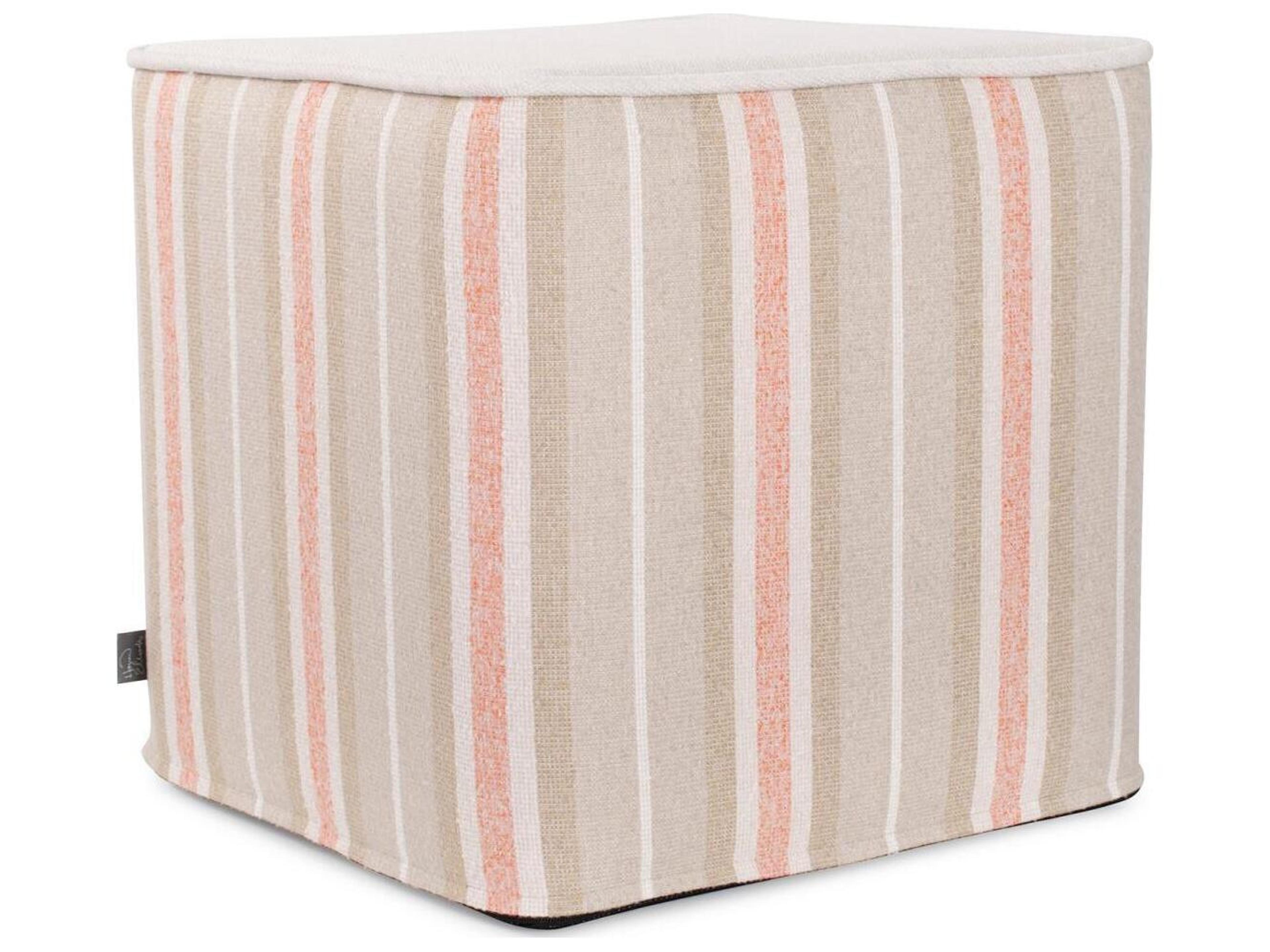 No Tip Dune Terra Fabric Cushion Ottoman