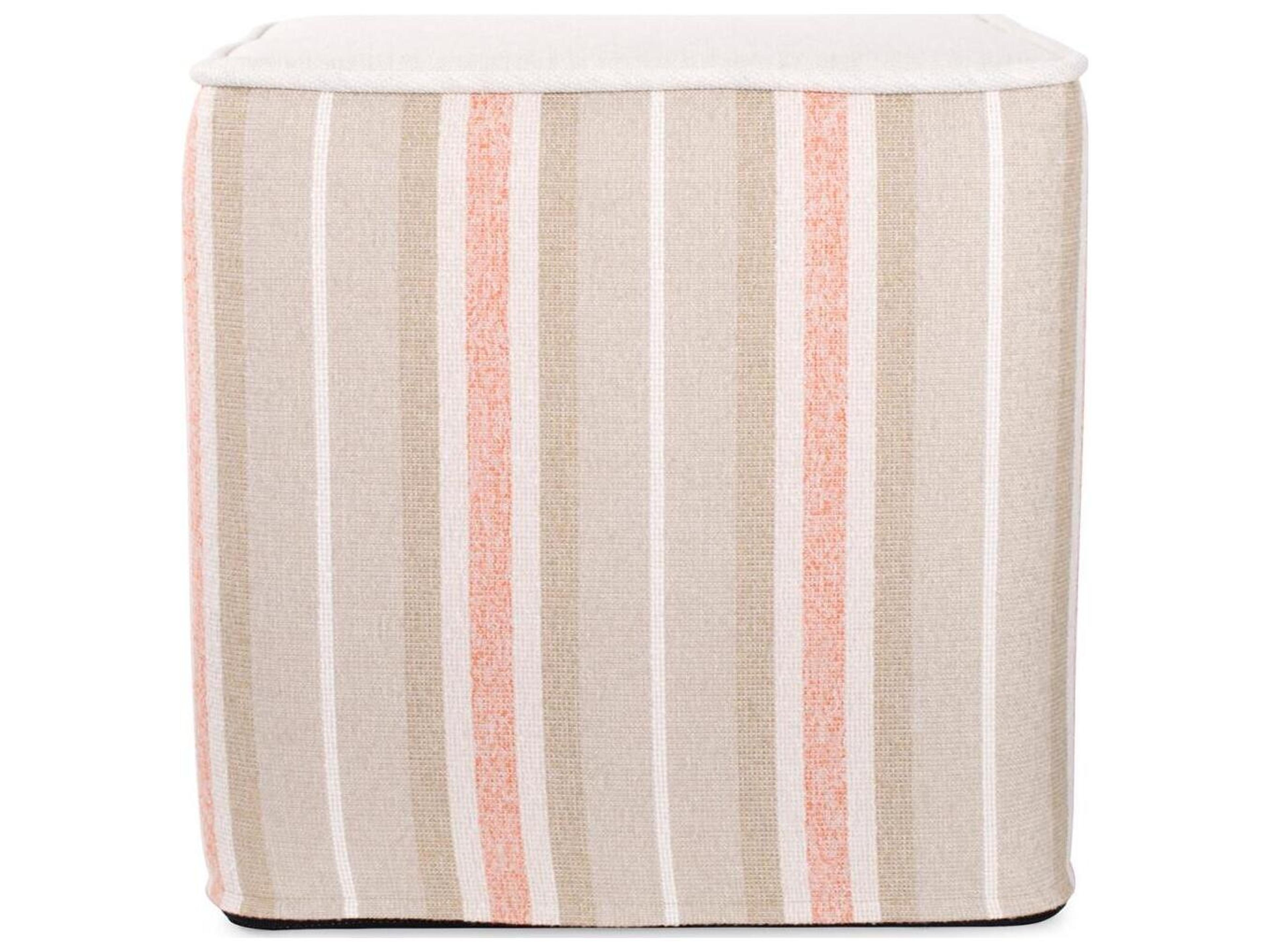 Howard Elliott Outdoor No Tip Dune Terra Fabric Cushion Ottoman