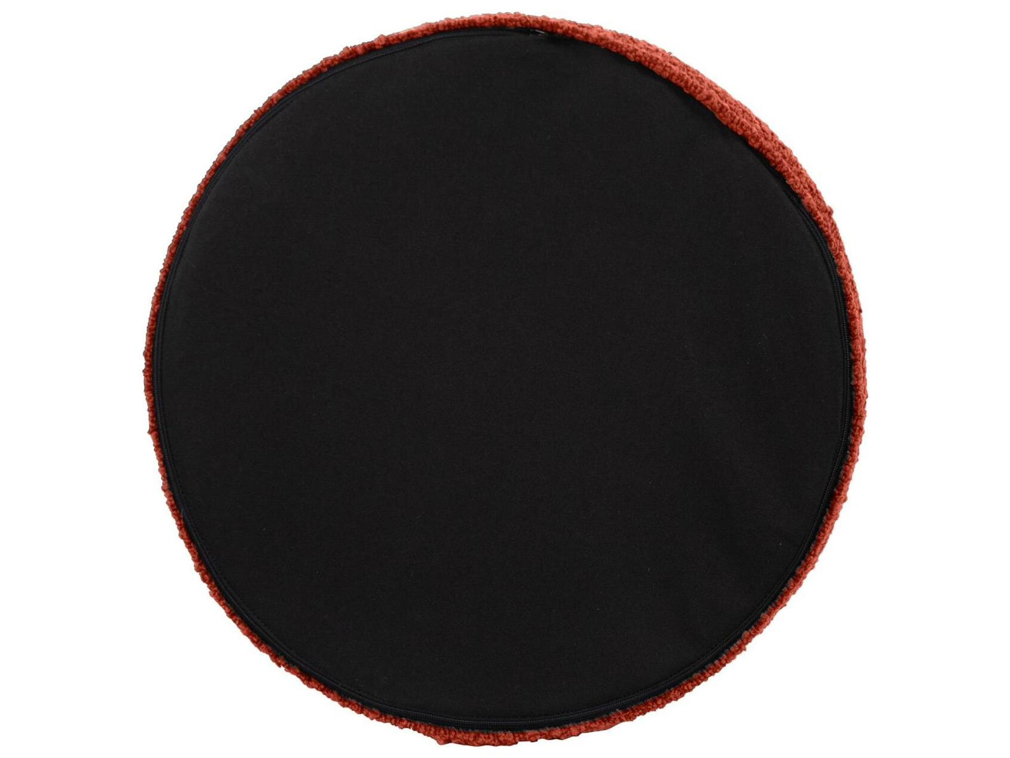 Howard Elliott Outdoor No Tip Alicante Coral Fabric Cushion Ottoman